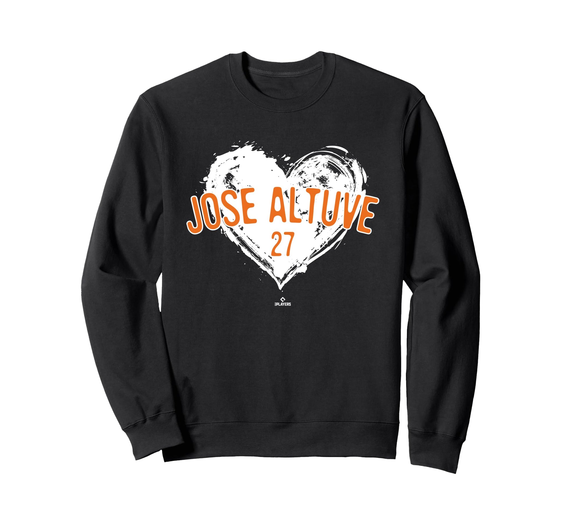 Distressed Heart Jose Altuve Houston Sweatshirt - Novelty Apparel Unisex - T-Shirt, Sweatshirt, Hoodie