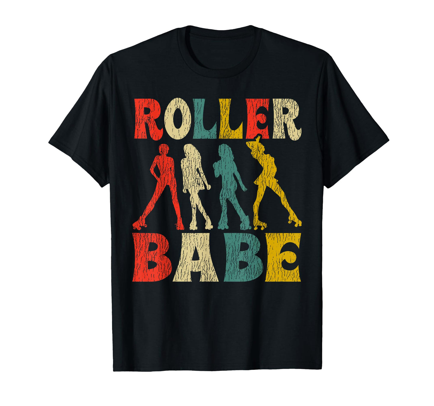 Roller Skating Skate 1970S Roller Babe T-Shirt - Graphic Print Men Women - T-Shirt, Sweatshirt, Hoodie