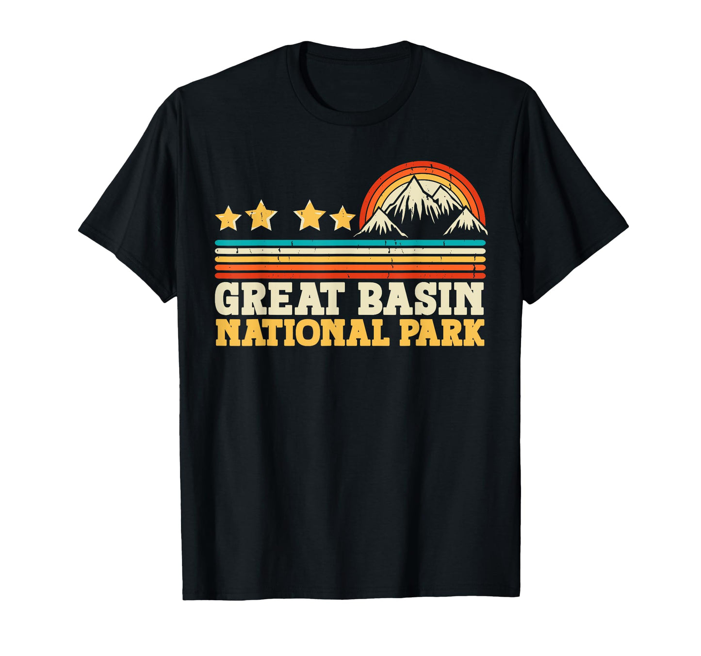 Great Basin National Park Mountain Trees T-Shirt - Custom Art Print Unisex - T-Shirt, Sweatshirt, Hoodie