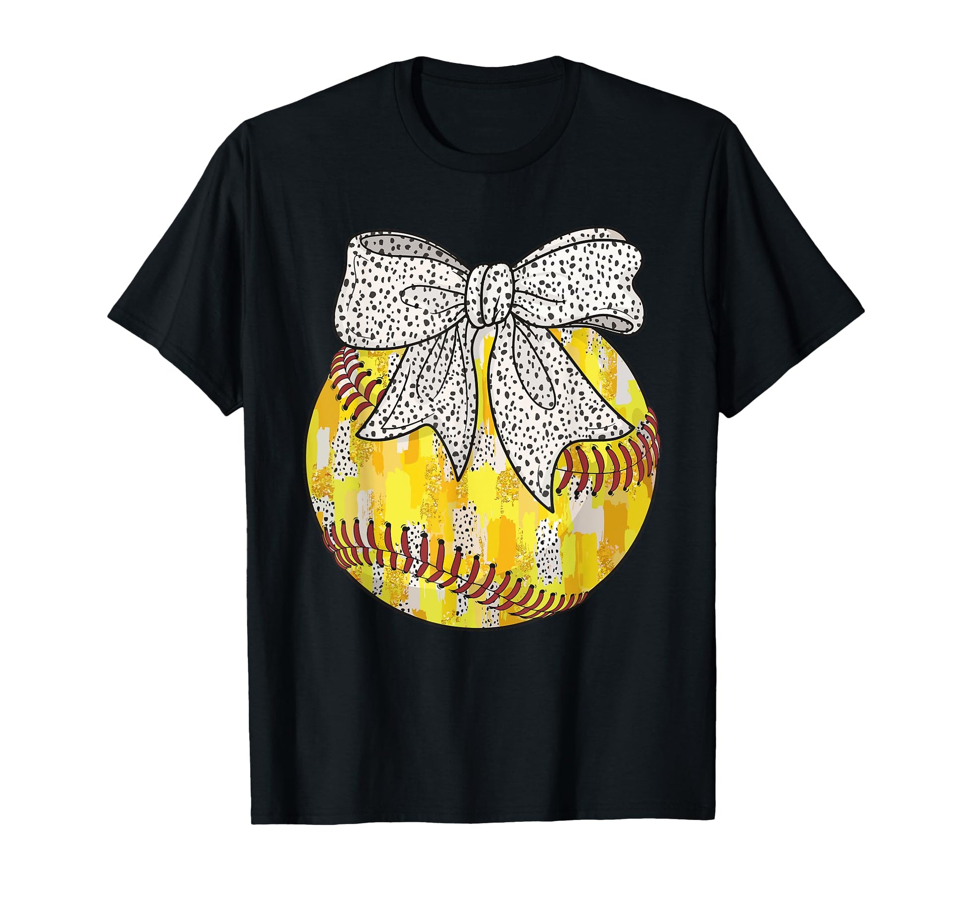 Funny Softball Coquette Bow Baseball T-Shirt - Novelty Apparel Men Women - T-Shirt, Sweatshirt, Hoodie