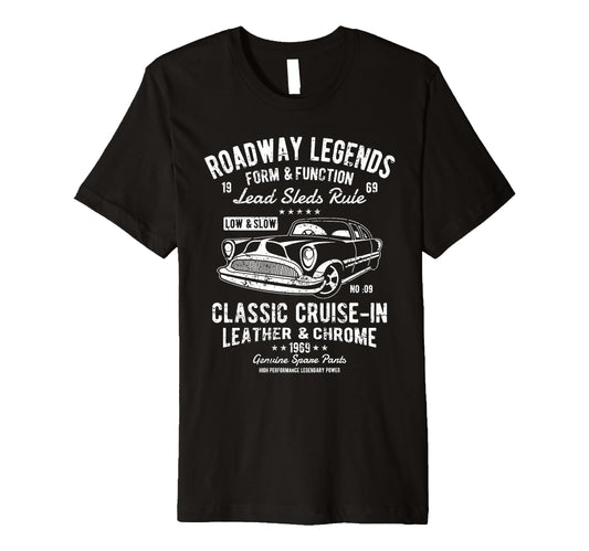 Automotive Nostalgia Car Cruise T-Shirt - Aesthetic Graphic Men Women - T-Shirt, Sweatshirt, Hoodie