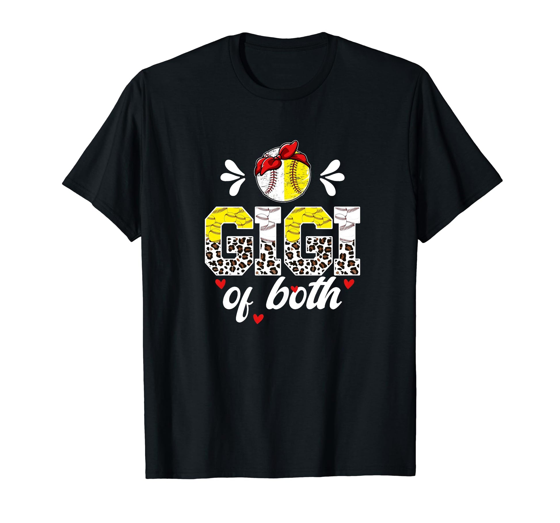 Gigi Both Leopard Baseball Softball T-Shirt - Novelty Apparel Men Women - T-Shirt, Sweatshirt, Hoodie