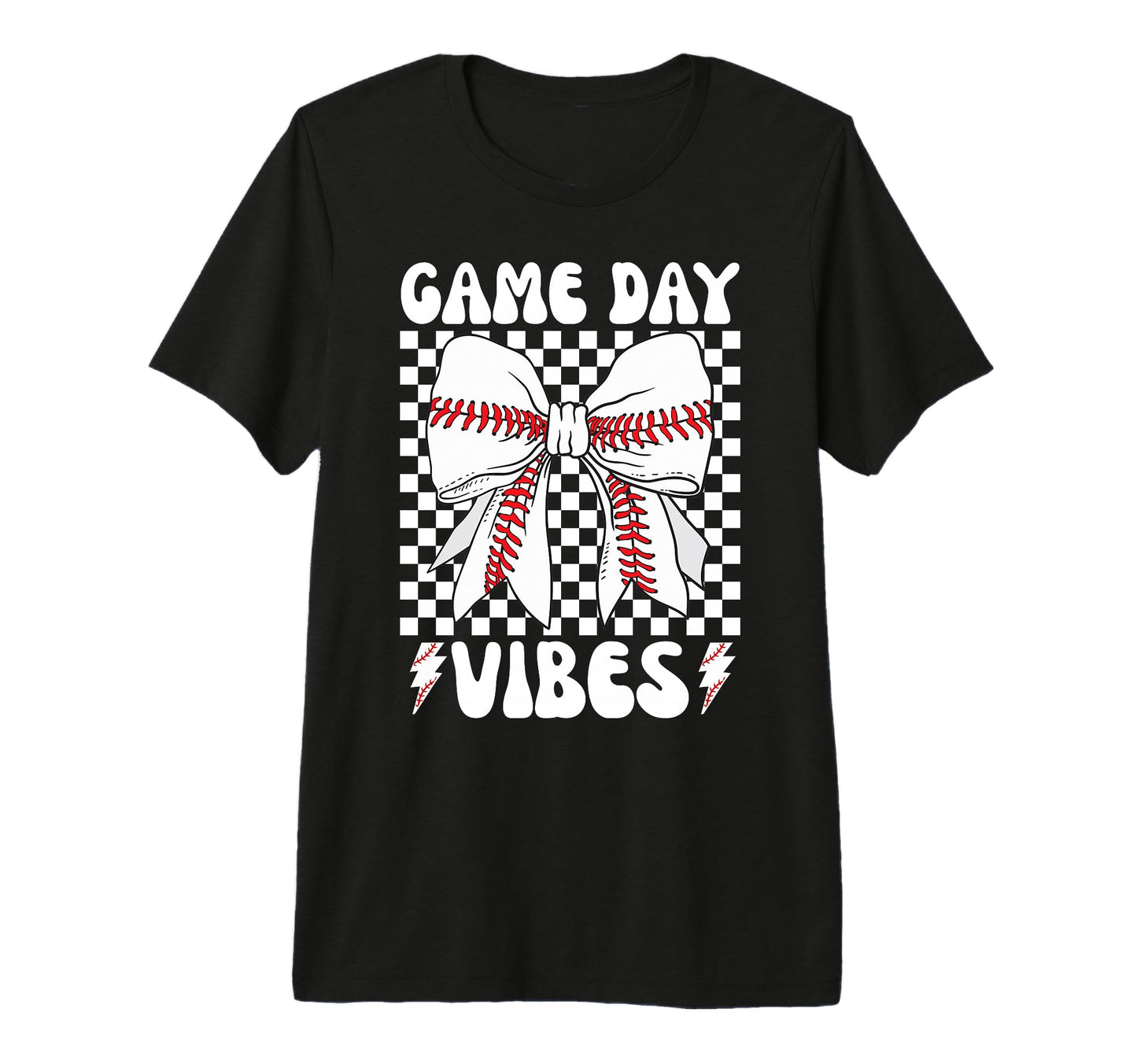 Game Day Vibes Coquette Bow T-Shirt - Casual Everyday Wear Men Women - T-Shirt, Sweatshirt, Hoodie