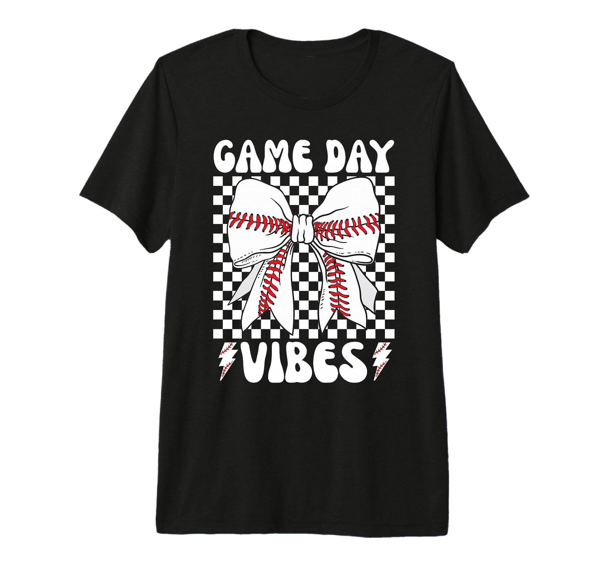 Game Day Vibes Coquette Bow T-Shirt - Casual Everyday Wear Men Women - T-Shirt, Sweatshirt, Hoodie
