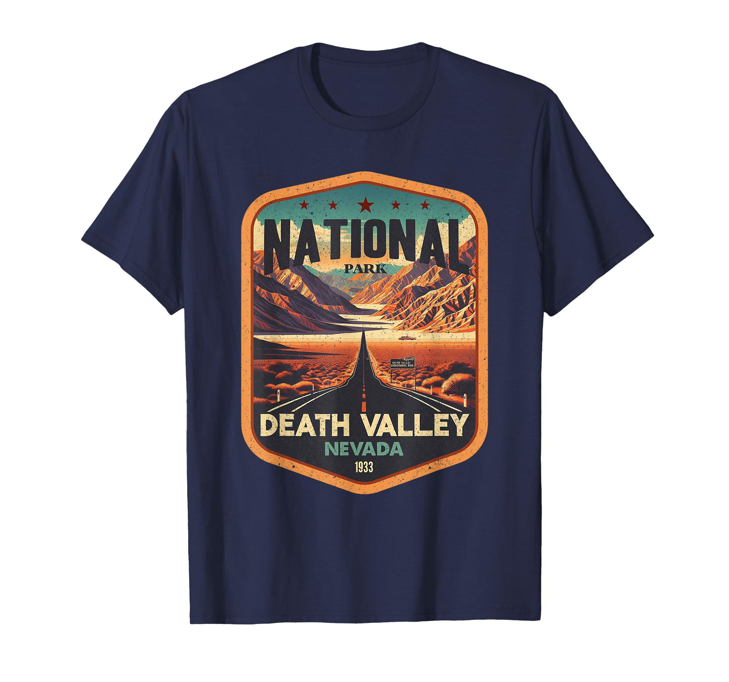 Death Valley National Park Badge T-Shirt - Custom Art Print Unisex - T-Shirt, Sweatshirt, Hoodie