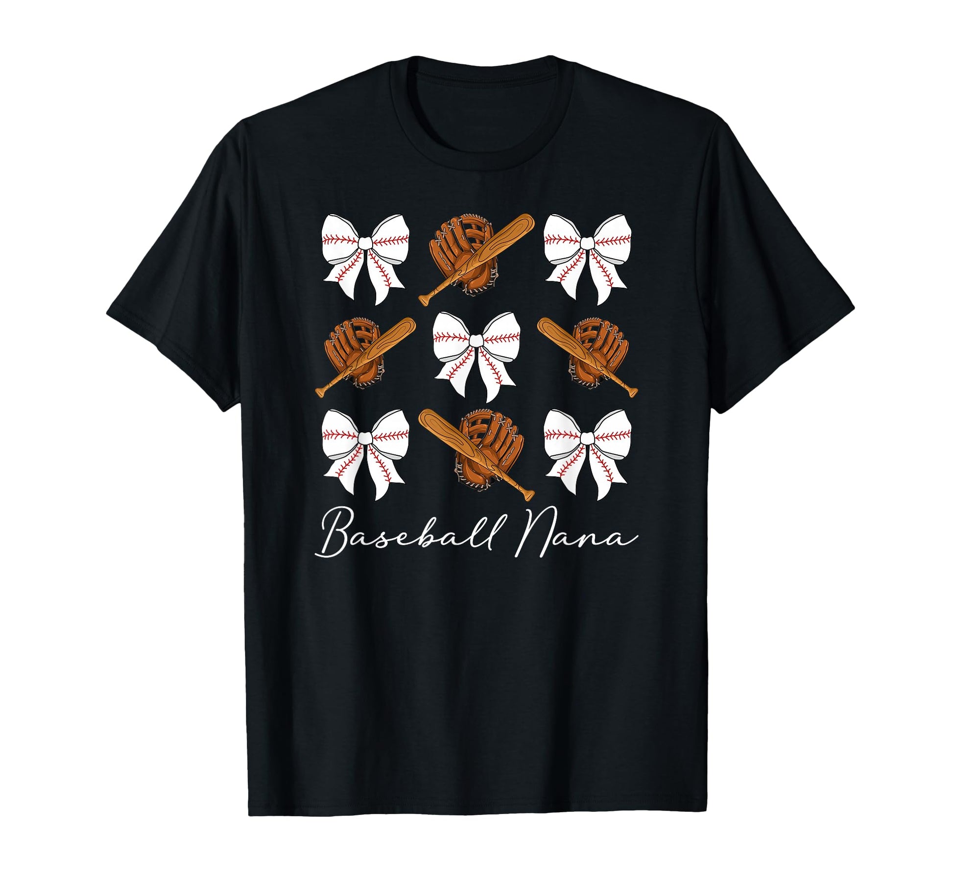 Baseball Nana Baseball Player Nana Coquette T-Shirt - Trendy Graphic Unisex - T-Shirt, Sweatshirt, Hoodie