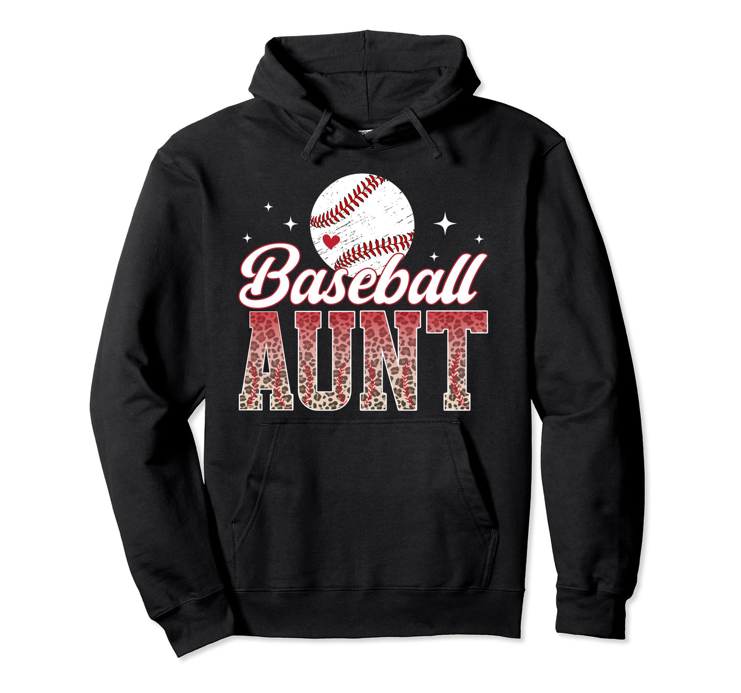 Baseball Aunt Baseball Player Auntie Hoodie - Aesthetic Graphic Unisex - T-Shirt, Sweatshirt, Hoodie