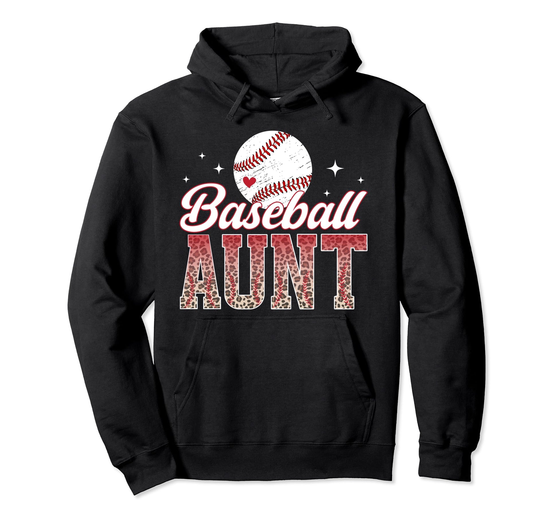 Baseball Aunt Baseball Player Auntie Hoodie - Aesthetic Graphic Unisex - T-Shirt, Sweatshirt, Hoodie
