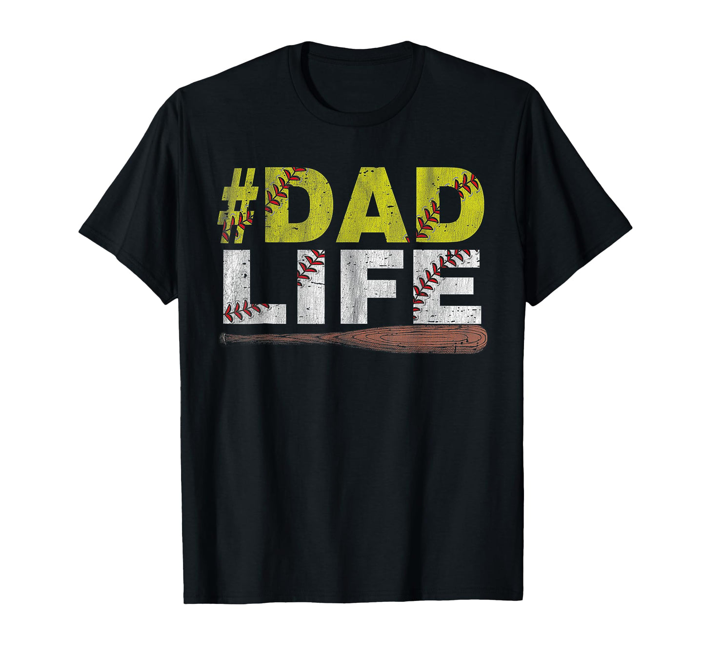 Funny Dad Life Softball Baseball T-Shirt - Fun Novelty Design Men Women - T-Shirt, Sweatshirt, Hoodie