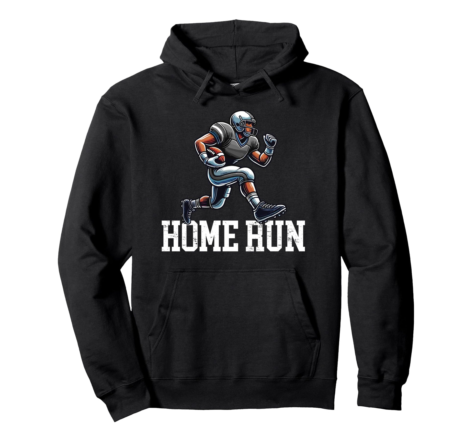 Home Run Funny Baseball Football Mash Up Hoodie - Trendy Graphic Unisex - T-Shirt, Sweatshirt, Hoodie