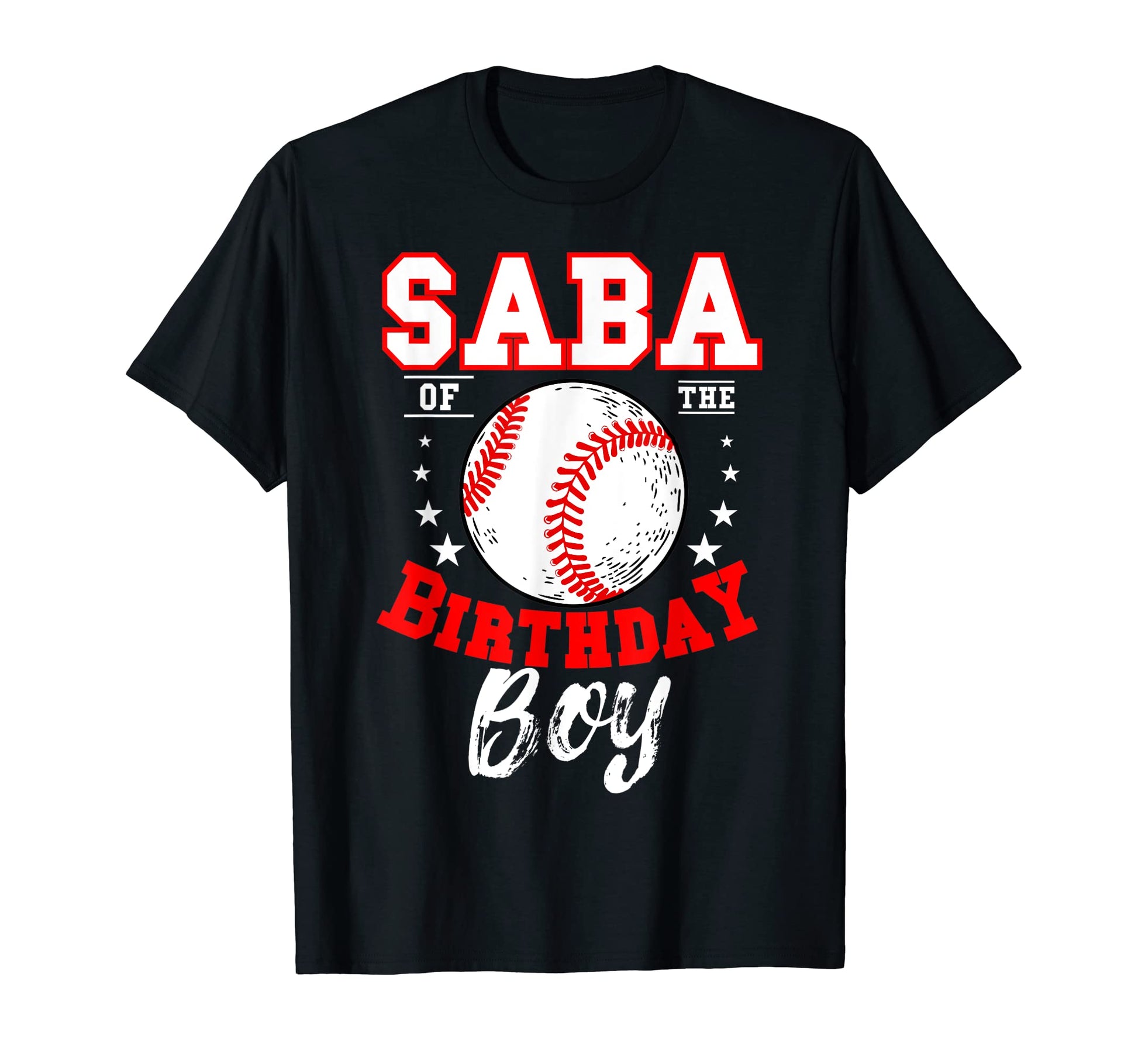 Saba Birthday Baseball Theme T-Shirt - Casual Everyday Wear for Adults - T-Shirt, Sweatshirt, Hoodie