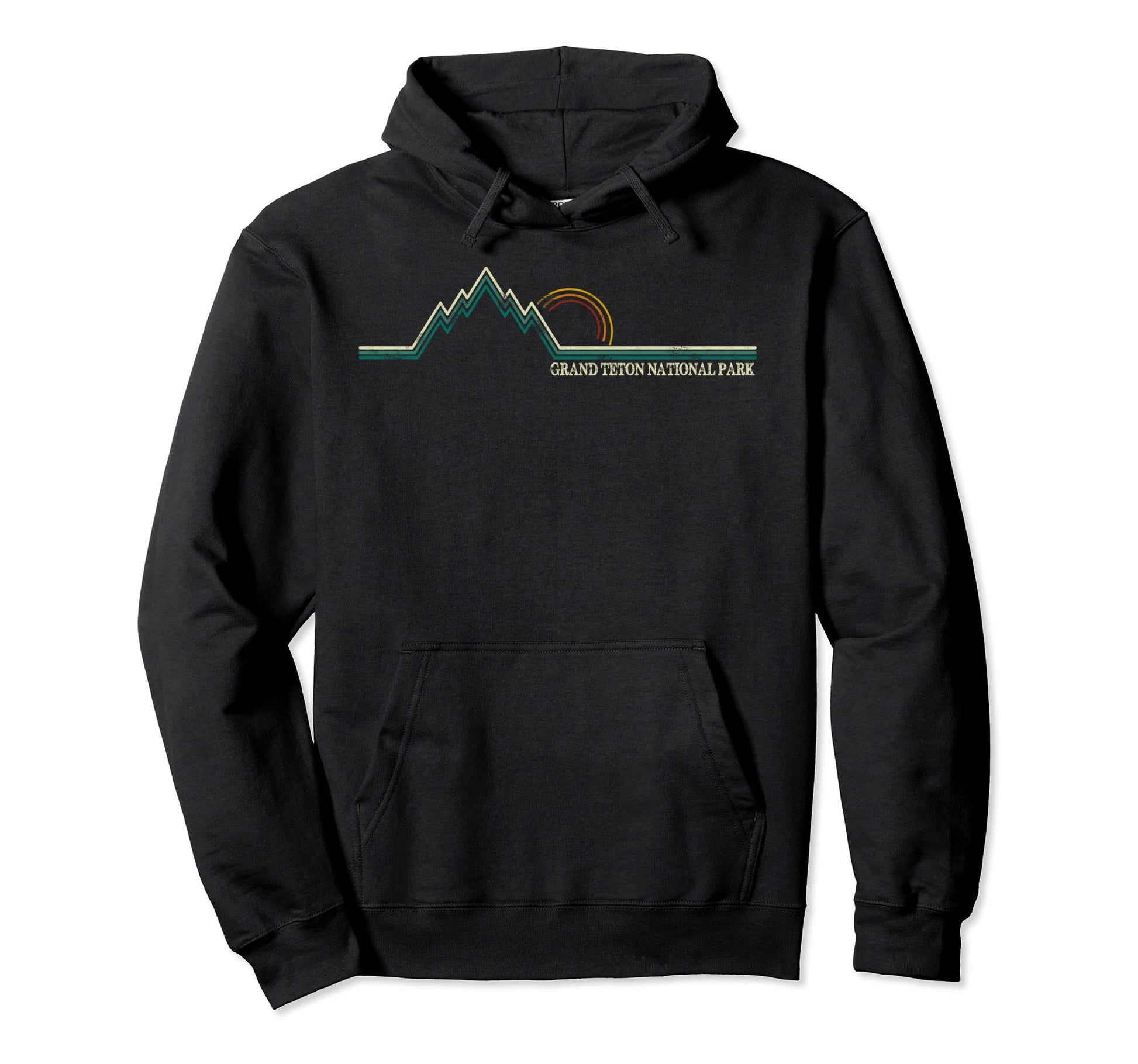 Summer Grand Teton National Park Wyoming Hoodie - Trendy Graphic for Adults - T-Shirt, Sweatshirt, Hoodie