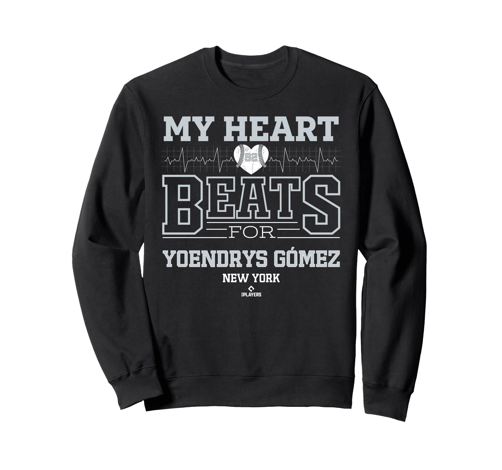 My Heart Beats Yoendrys G Mez New York Sweatshirt - Novelty Apparel Unisex - T-Shirt, Sweatshirt, Hoodie