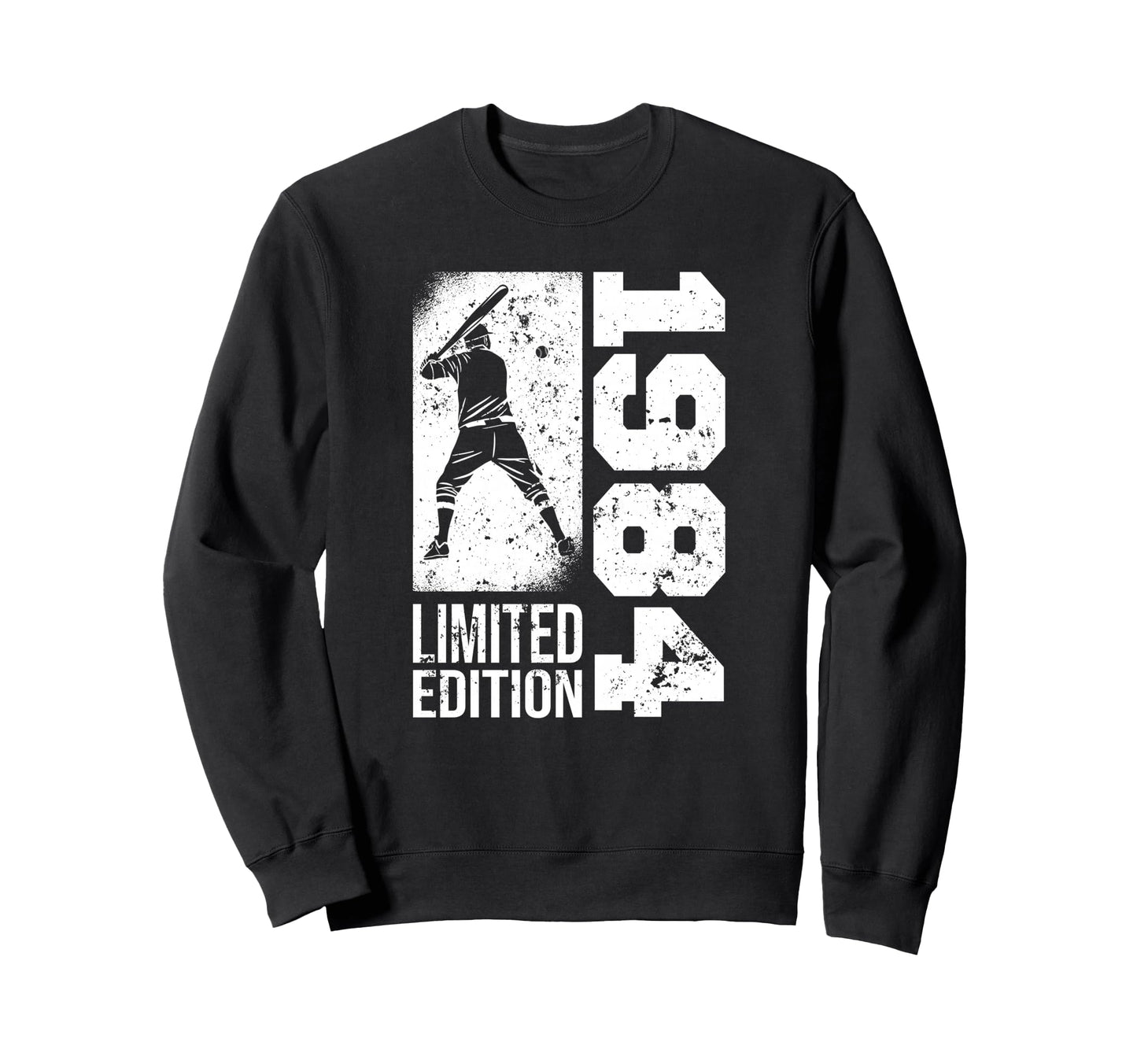 Baseball Player Born 1984 Sweatshirt - Minimalist Print for Adults - T-Shirt, Sweatshirt, Hoodie