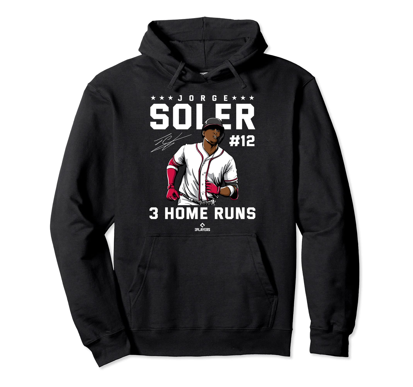 3 Home Runs Mlbpa Jorge Soler Baseball Hoodie - Novelty Apparel Men Women - T-Shirt, Sweatshirt, Hoodie