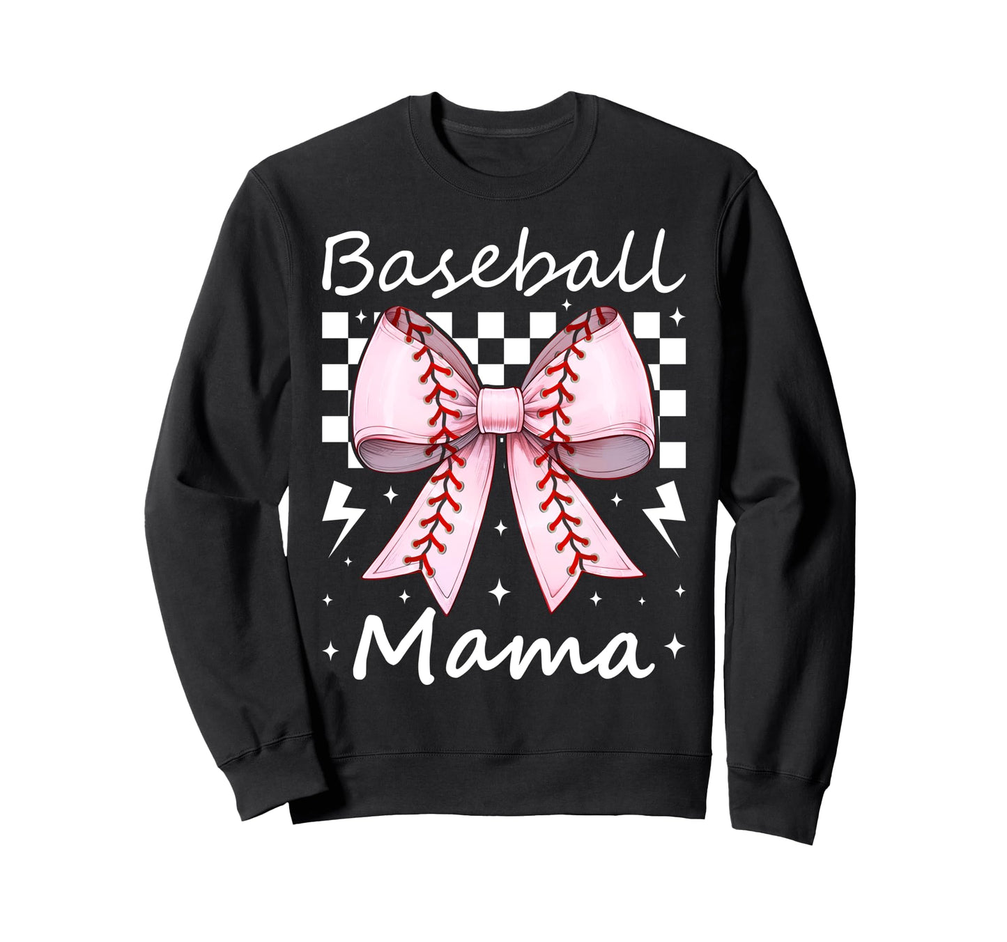 Baseball Mama Baseball Mom Sweatshirt - Fun Novelty Design for Adults - T-Shirt, Sweatshirt, Hoodie