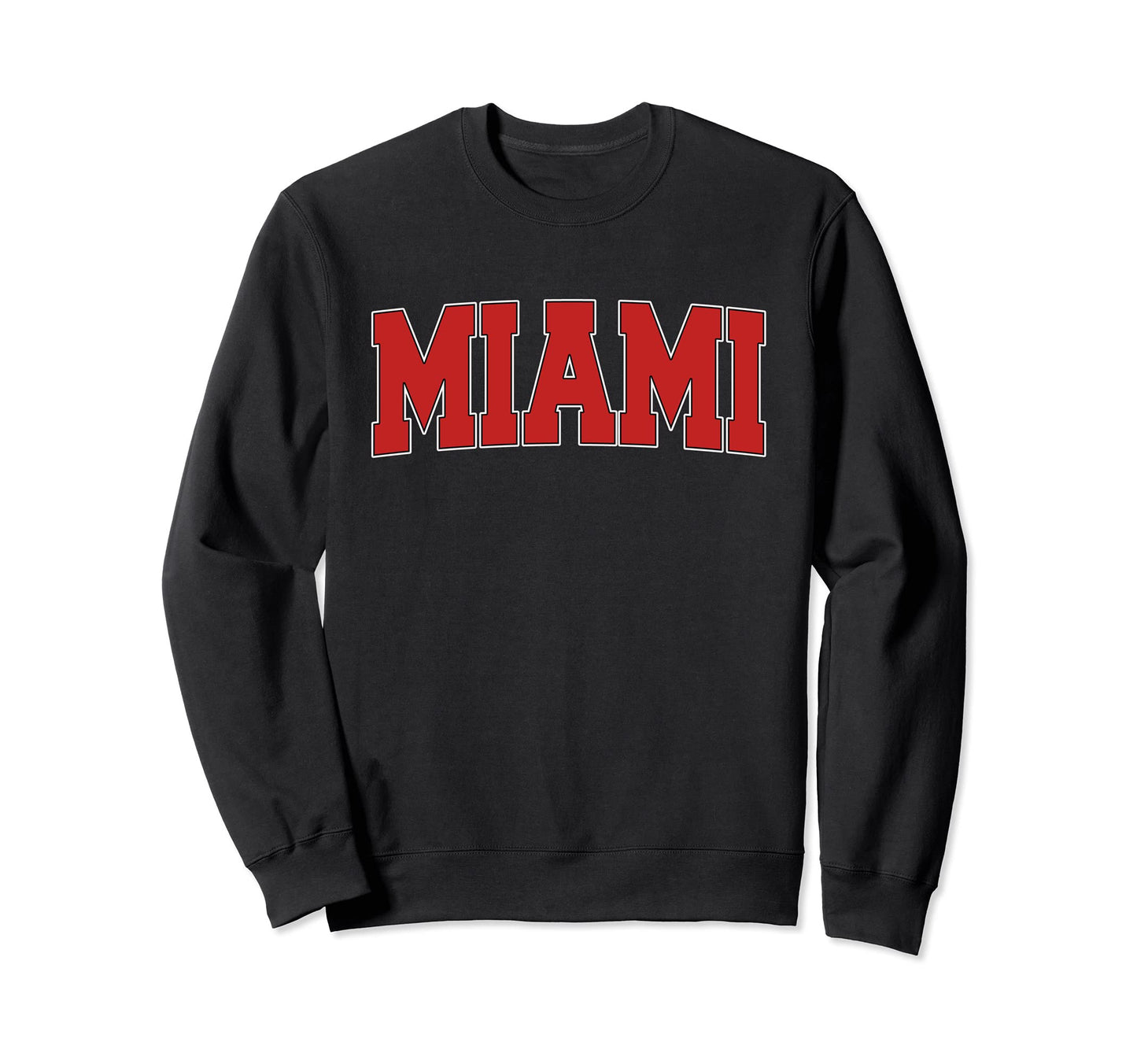 Miami Fl Florida Varsity Usa Sweatshirt - Fun Novelty Design Men Women - T-Shirt, Sweatshirt, Hoodie