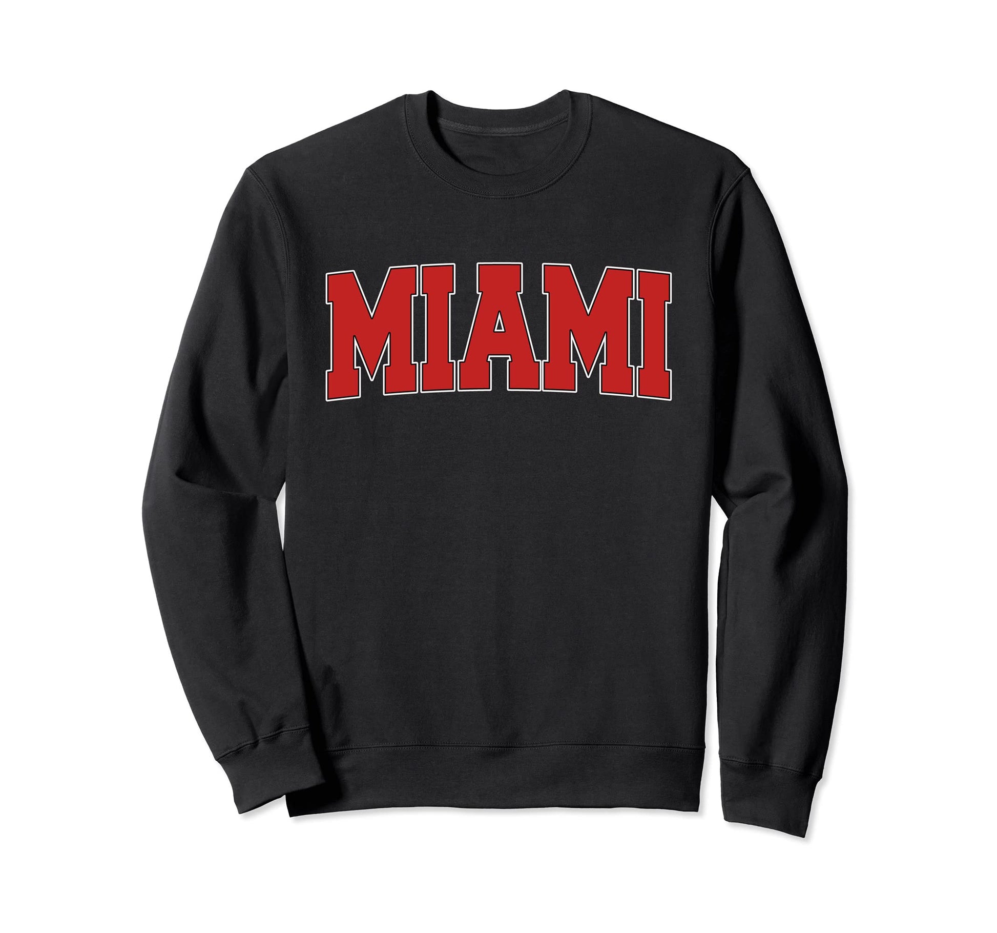 Miami Fl Florida Varsity Usa Sweatshirt - Fun Novelty Design Men Women - T-Shirt, Sweatshirt, Hoodie