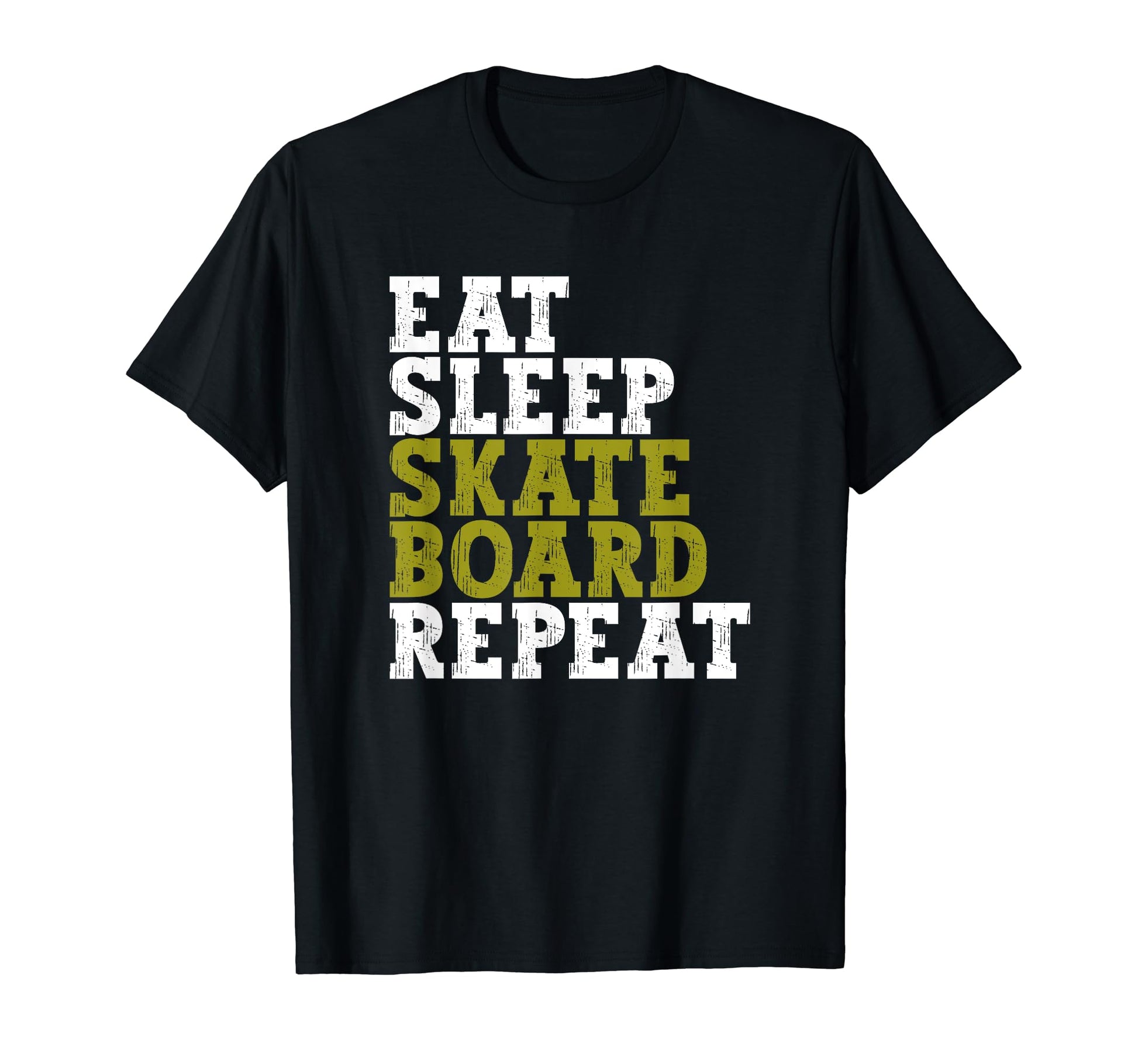 Eat Sleep Skateboard Repeat Funny T-Shirt - Aesthetic Graphic for Adults - T-Shirt, Sweatshirt, Hoodie
