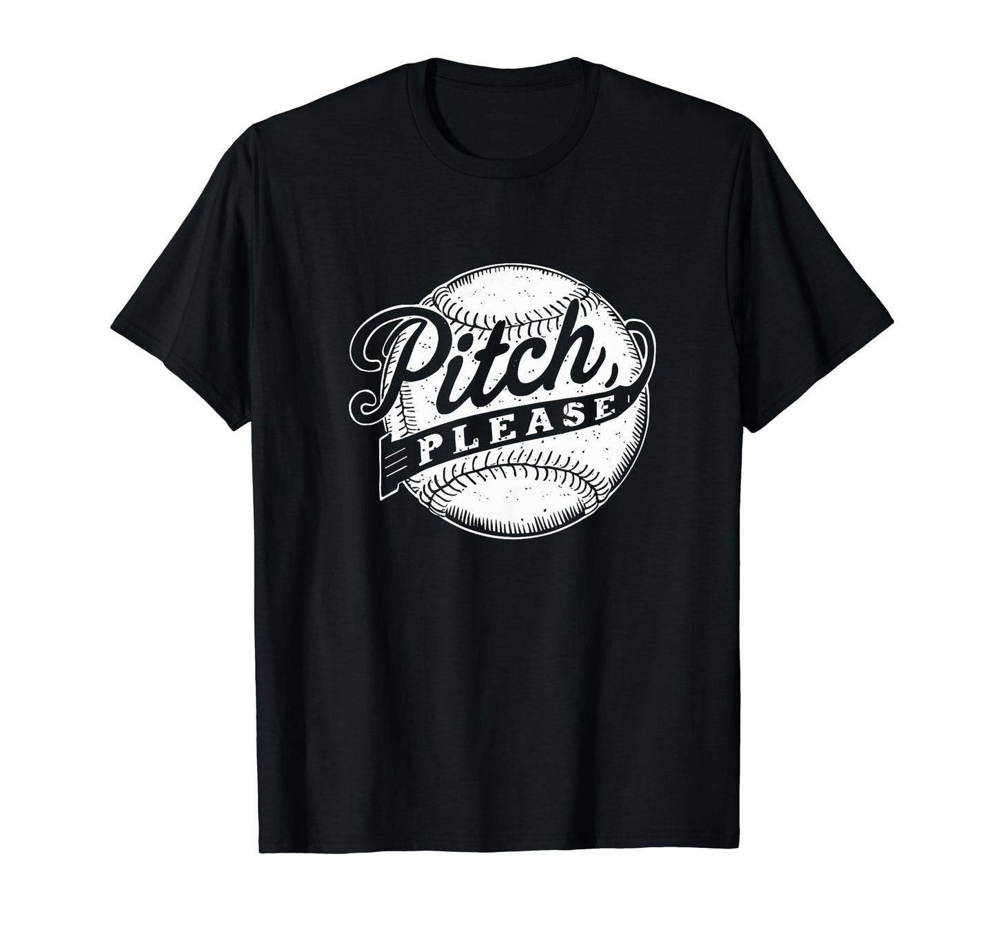 Pitching Baseball Player Pitch Please T-Shirt - Trendy Graphic for Adults - T-Shirt, Sweatshirt, Hoodie
