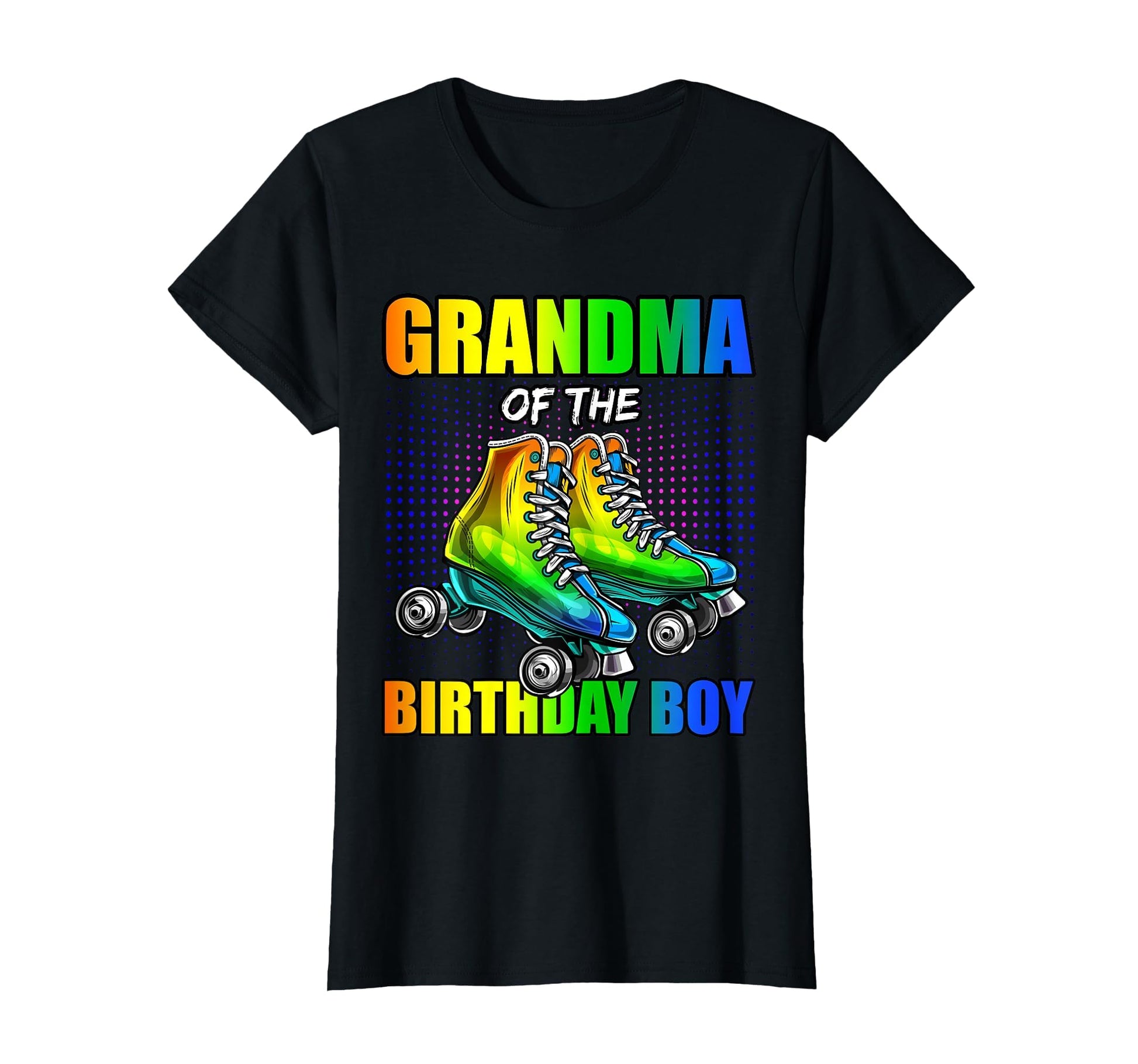 Grandma Birthday Roller Skating T-Shirt - Minimalist Print Men Women - T-Shirt, Sweatshirt, Hoodie
