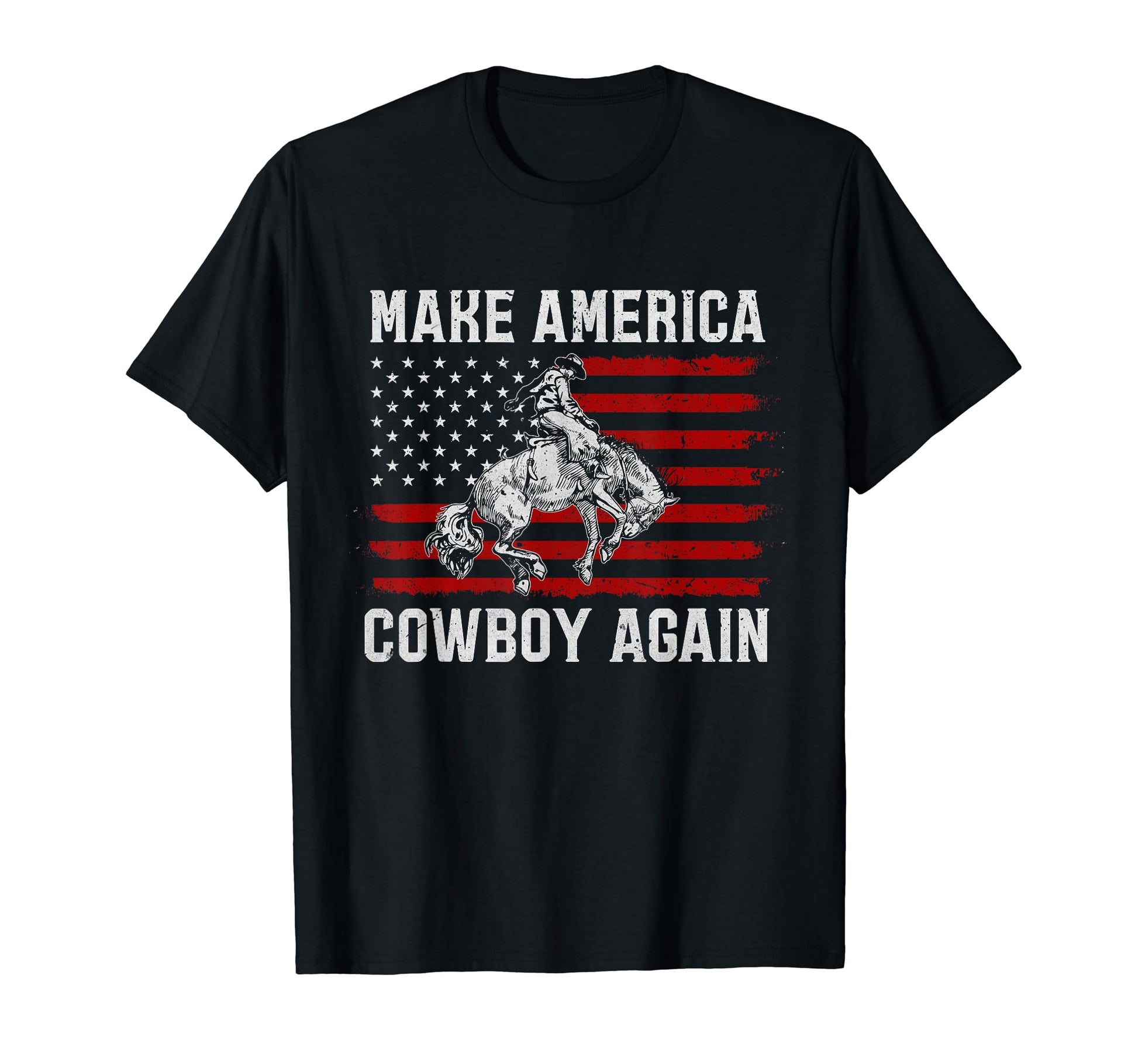 Makes America Cowboy Again Western T-Shirt - Unique Graphic Men Women - T-Shirt, Sweatshirt, Hoodie