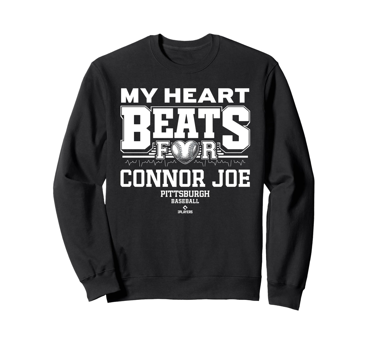 My Heart Beats Connor Joe Pittsburgh Sweatshirt - Custom Art Print Unisex - T-Shirt, Sweatshirt, Hoodie