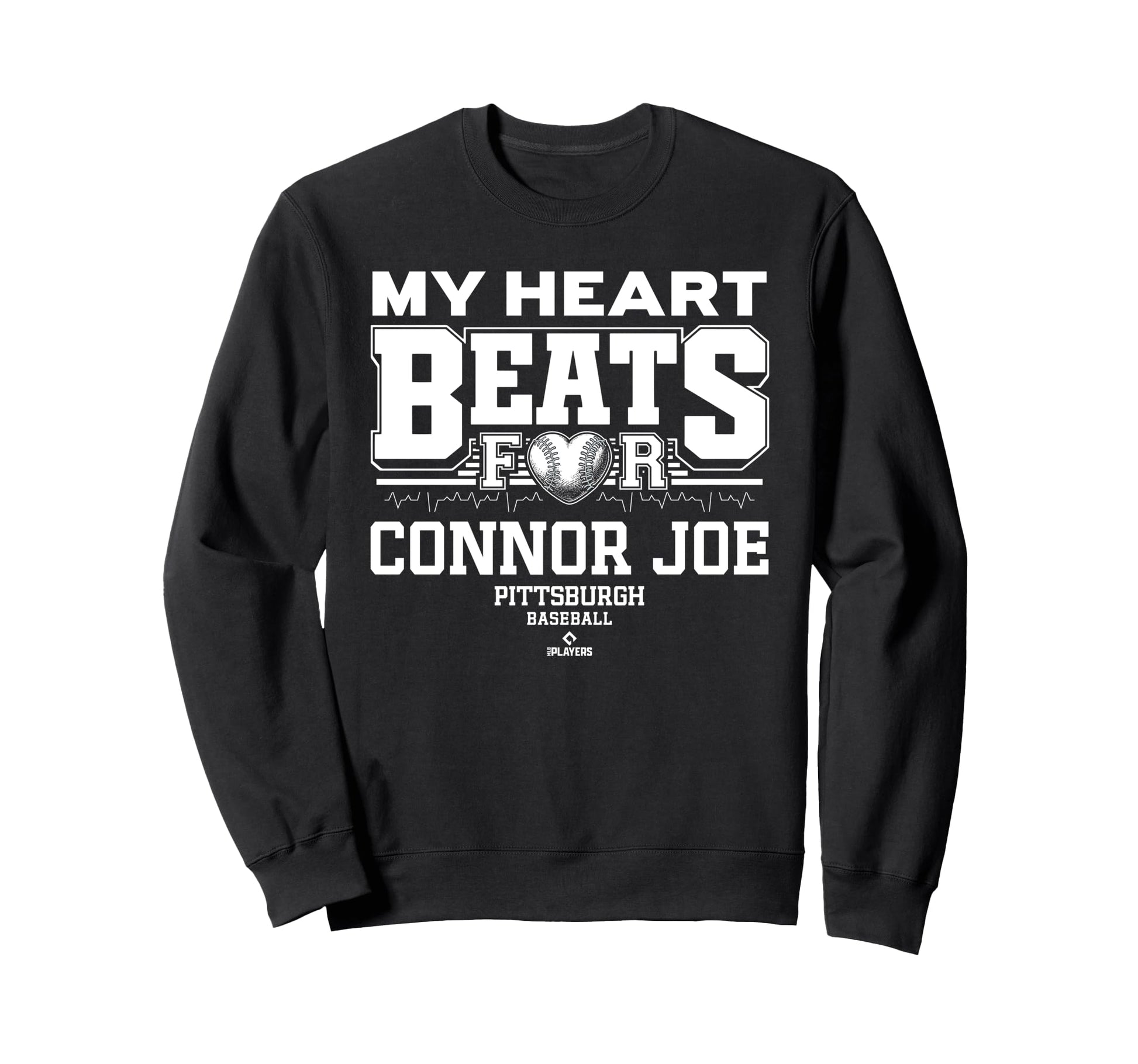 My Heart Beats Connor Joe Pittsburgh Sweatshirt - Custom Art Print Unisex - T-Shirt, Sweatshirt, Hoodie