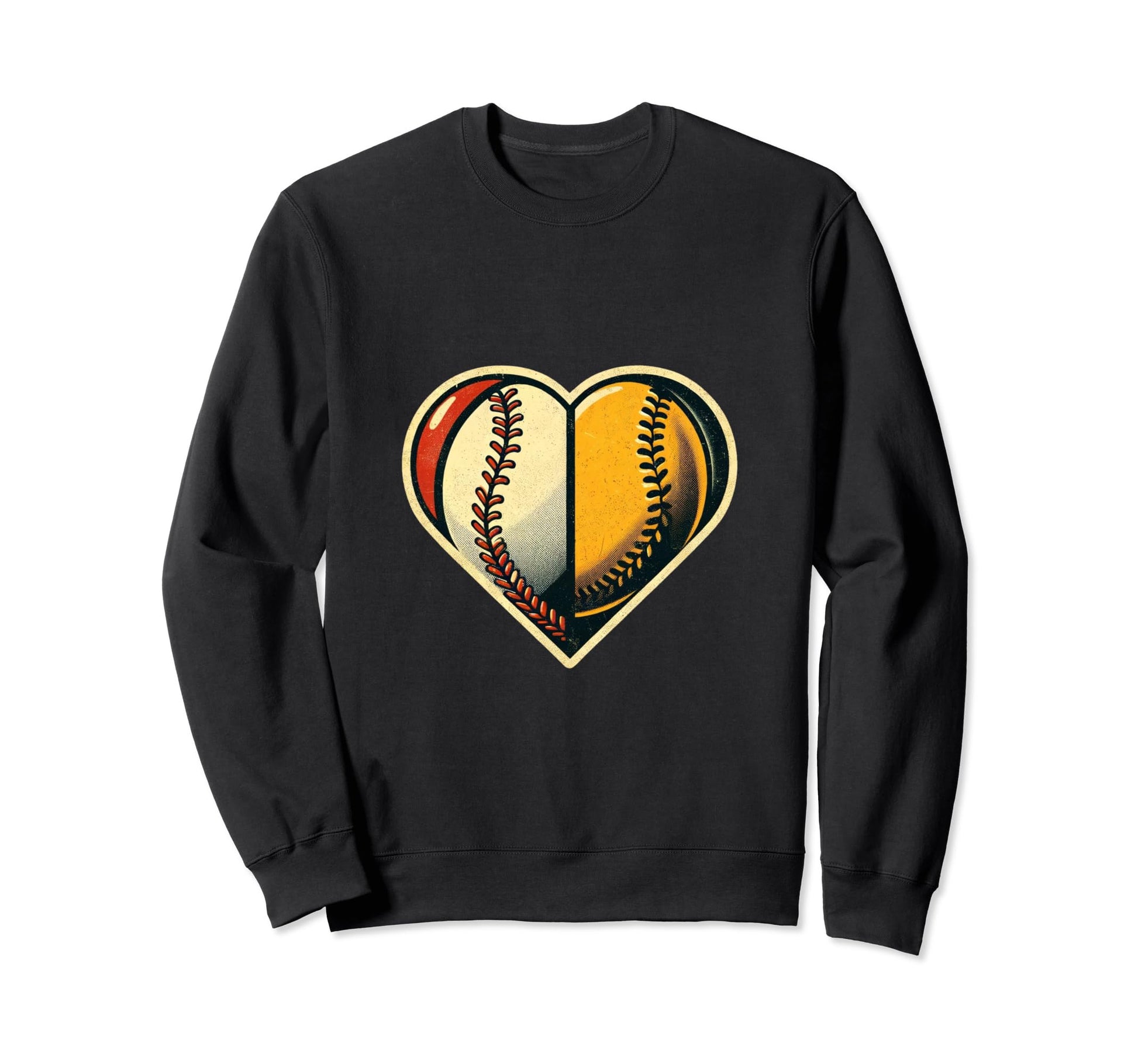 Mom Both Baseball Softball Mother Sweatshirt - Trendy Graphic for Adults - T-Shirt, Sweatshirt, Hoodie