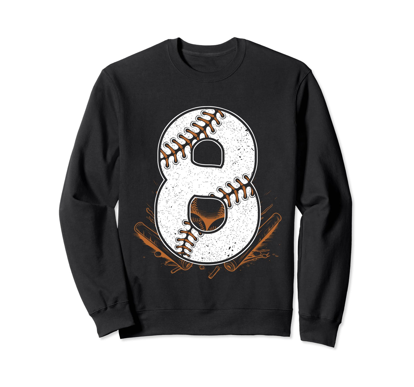 Baseball Birthday 8Th Birthday Party Sweatshirt - Trendy Graphic Men Women - T-Shirt, Sweatshirt, Hoodie