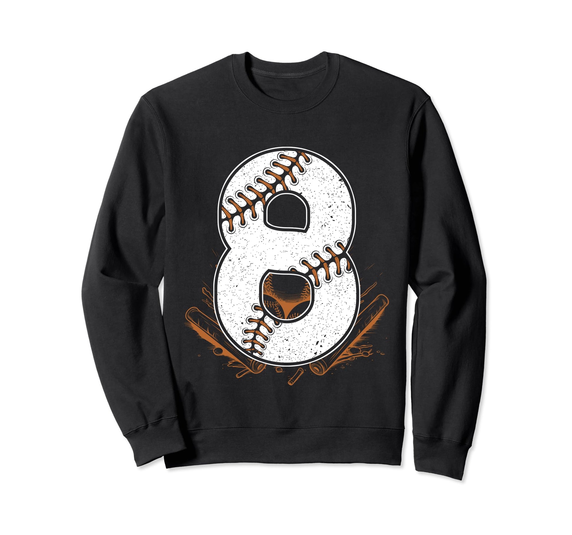 Baseball Birthday 8Th Birthday Party Sweatshirt - Trendy Graphic Men Women - T-Shirt, Sweatshirt, Hoodie