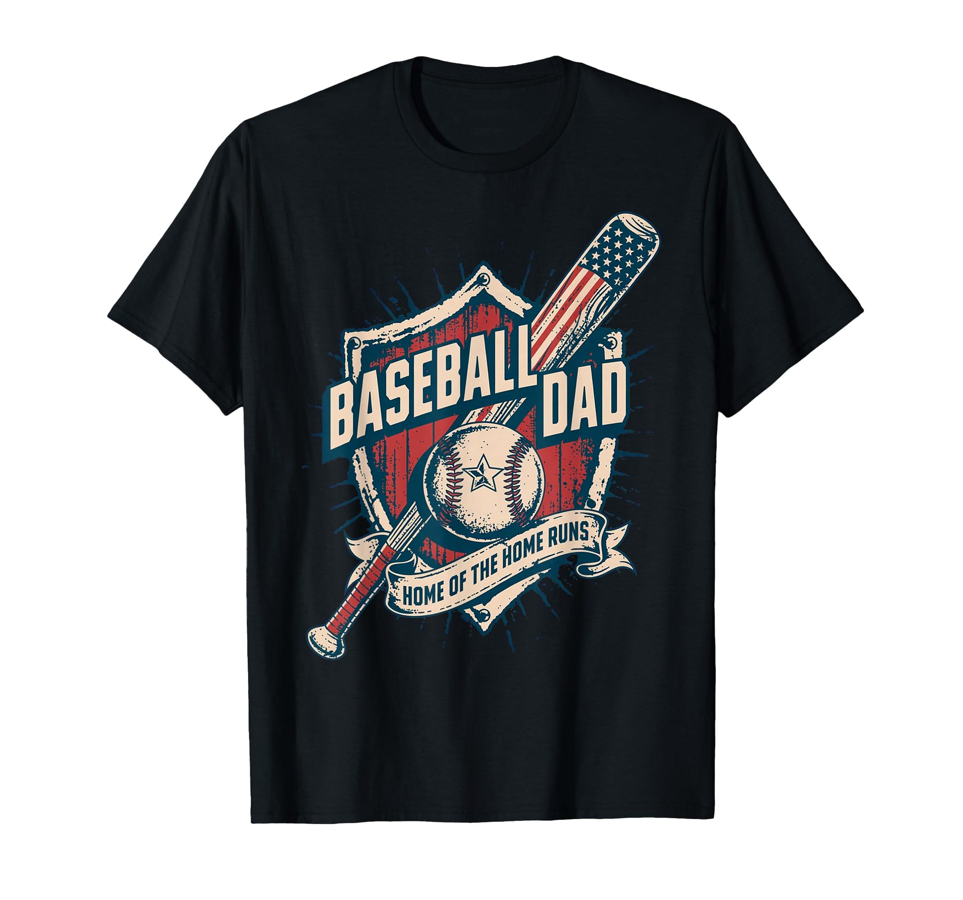 Home Home Runs Usa American Baseball T-Shirt - Novelty Apparel for Adults - T-Shirt, Sweatshirt, Hoodie