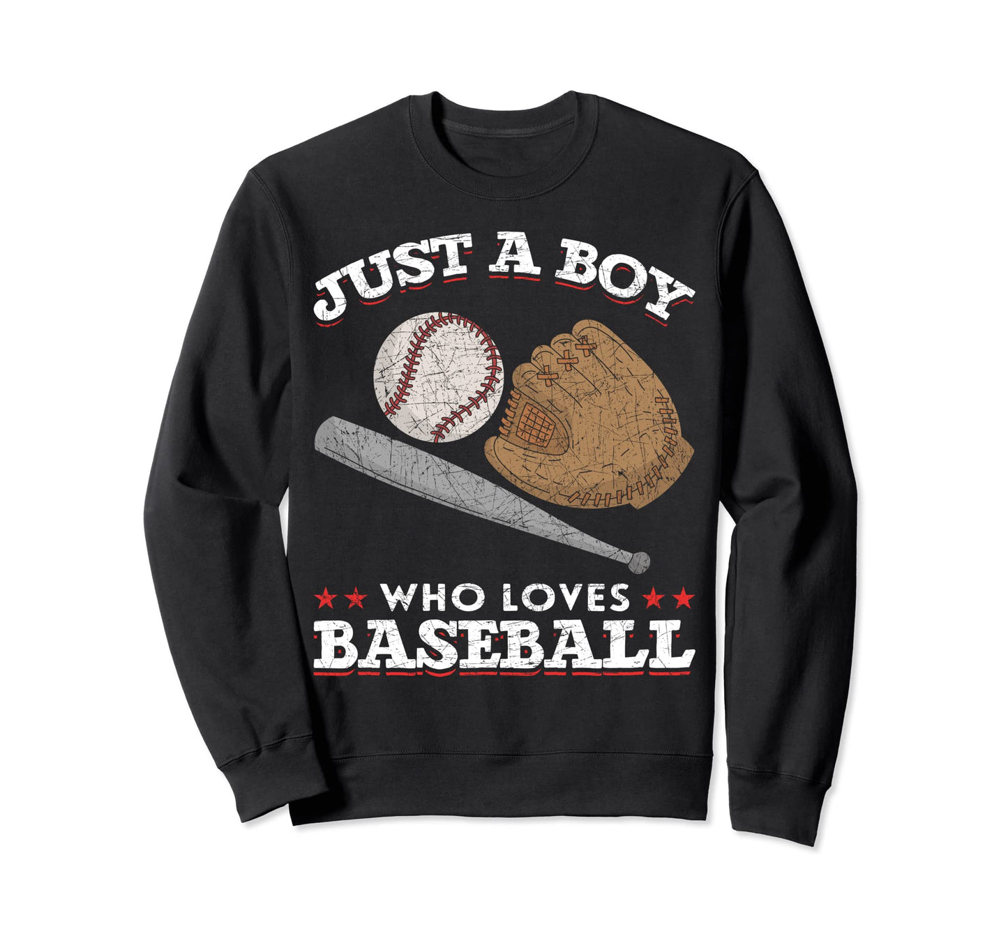 Just Who Loves Baseball Player Sweatshirt - Trendy Graphic for Adults - T-Shirt, Sweatshirt, Hoodie