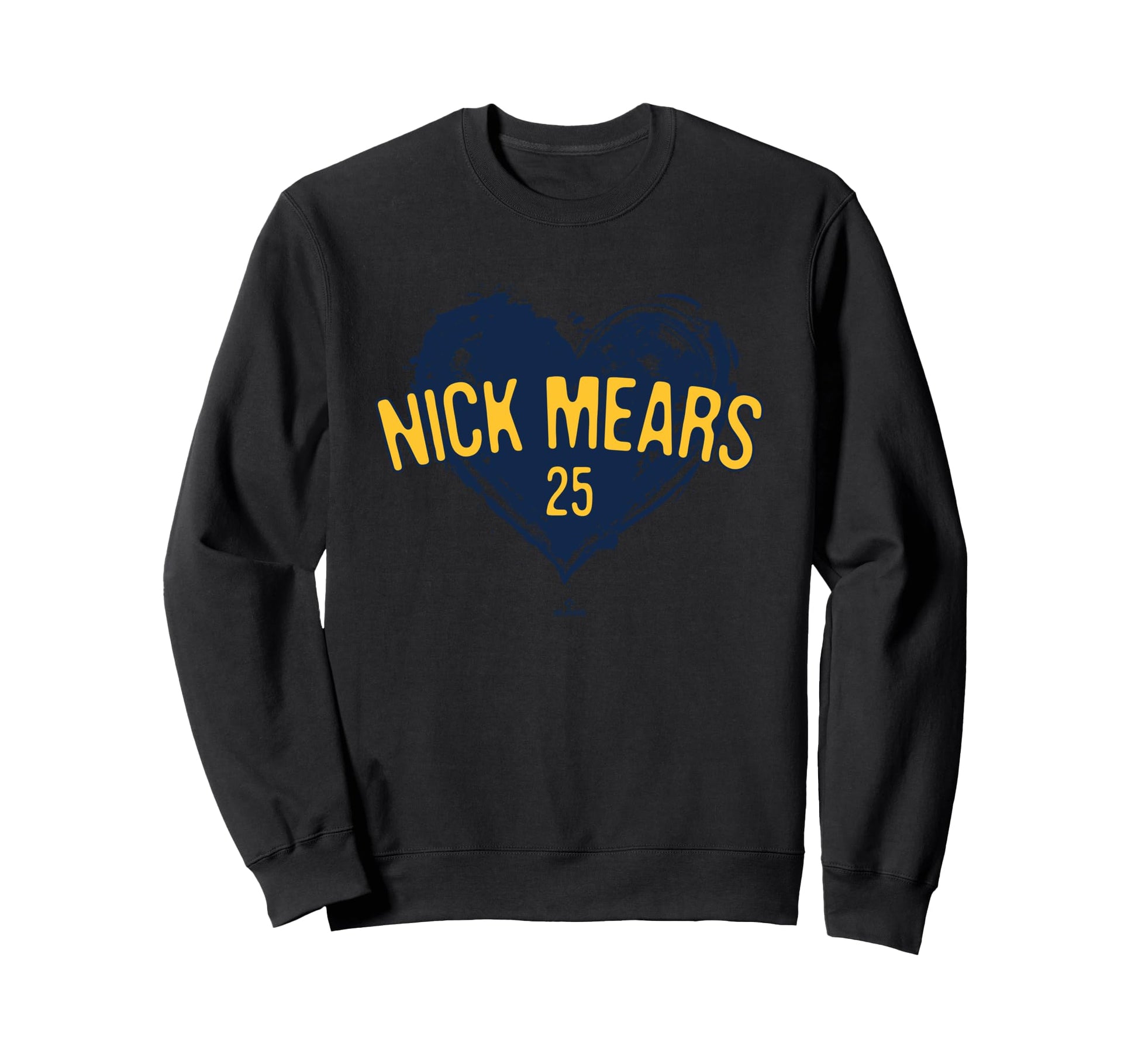 Distressed Heart Nick Mears Milwaukee Sweatshirt - Custom Art Print Unisex - T-Shirt, Sweatshirt, Hoodie