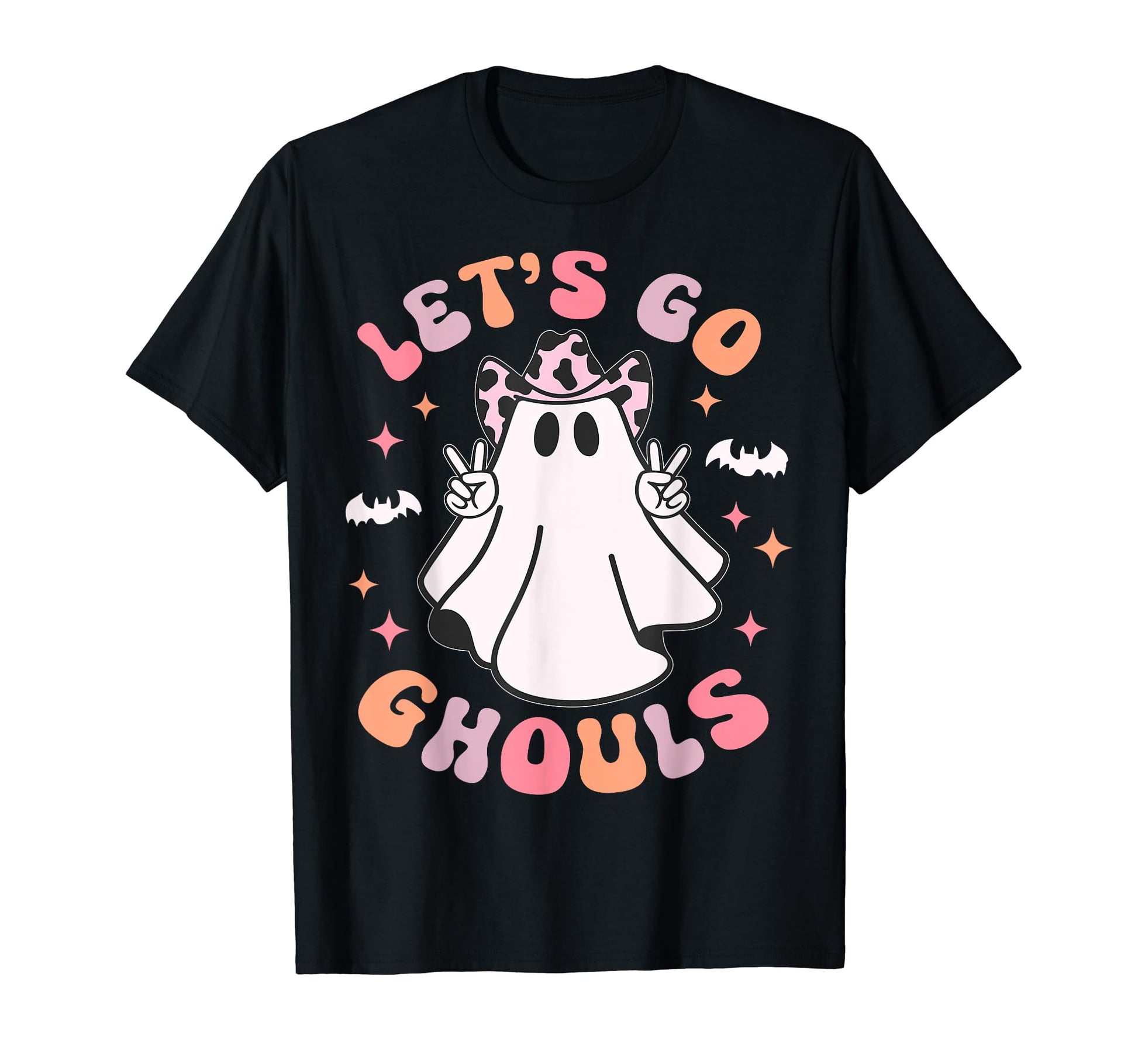 Lets Go Ghouls Funny Halloween Western T-Shirt - Streetwear Style Unisex - T-Shirt, Sweatshirt, Hoodie