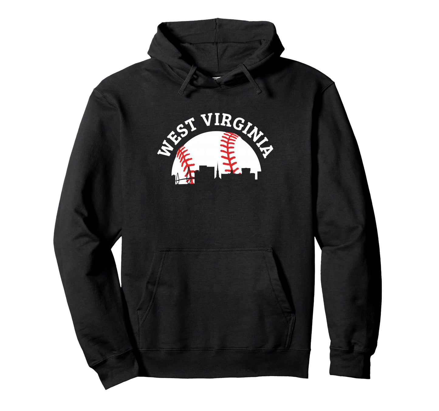 West Virginia Baseball State Pride Hoodie - Trendy Graphic Unisex - T-Shirt, Sweatshirt, Hoodie