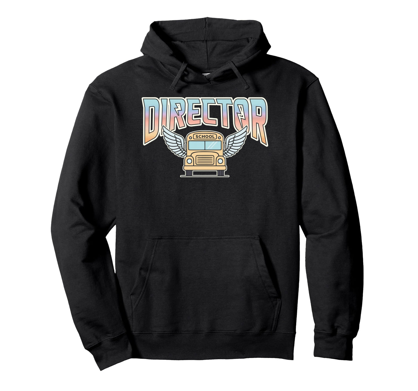 School Director Bus Rock Band Hoodie - Graphic Print for Adults - T-Shirt, Sweatshirt, Hoodie
