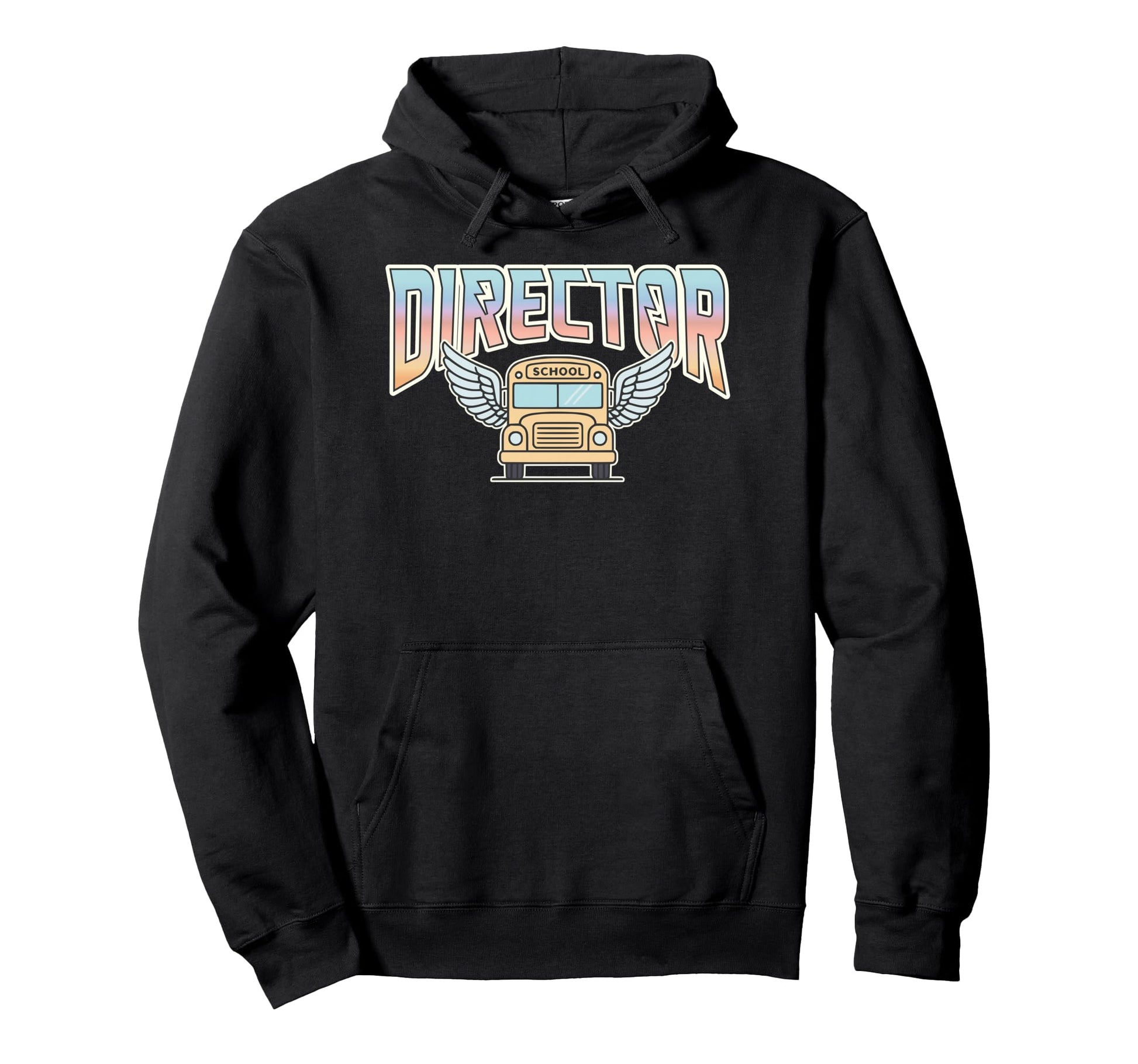 School Director Bus Rock Band Hoodie - Graphic Print for Adults - T-Shirt, Sweatshirt, Hoodie