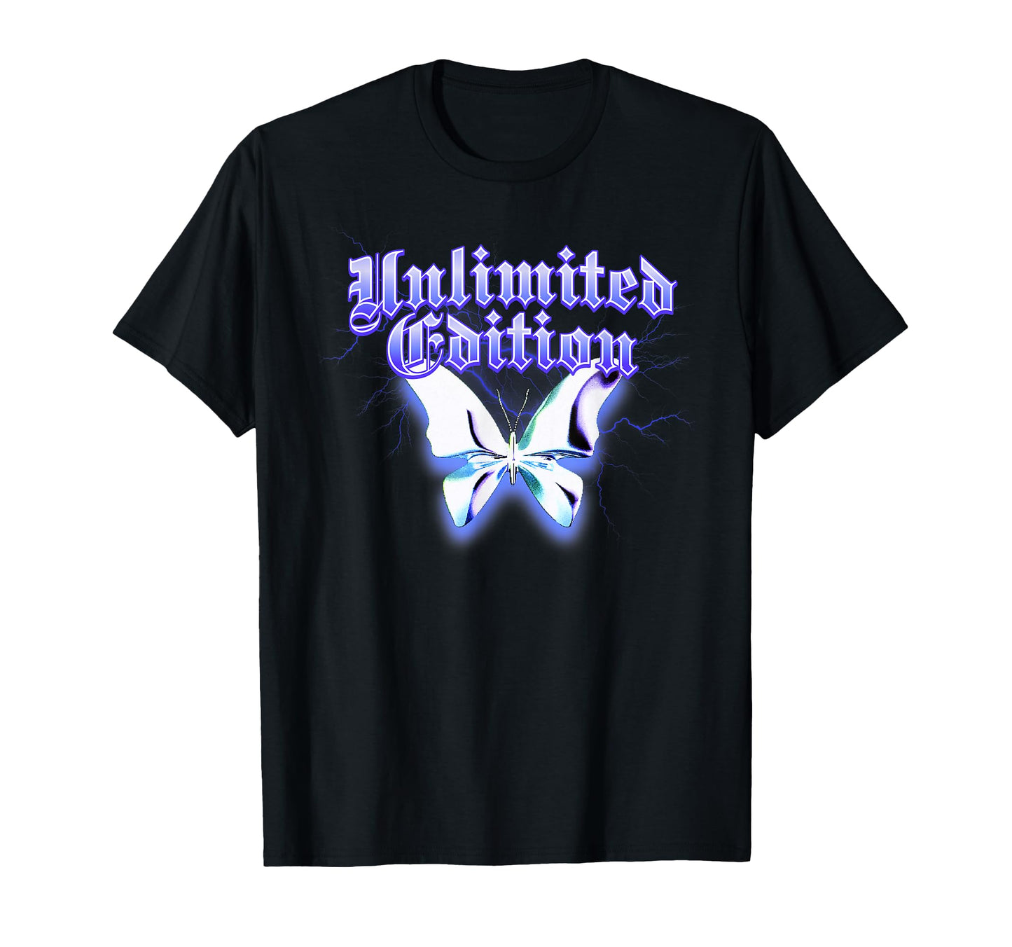 Butterfly Y2K Grunge Aesthetic T-Shirt - Minimalist Print Men Women - T-Shirt, Sweatshirt, Hoodie
