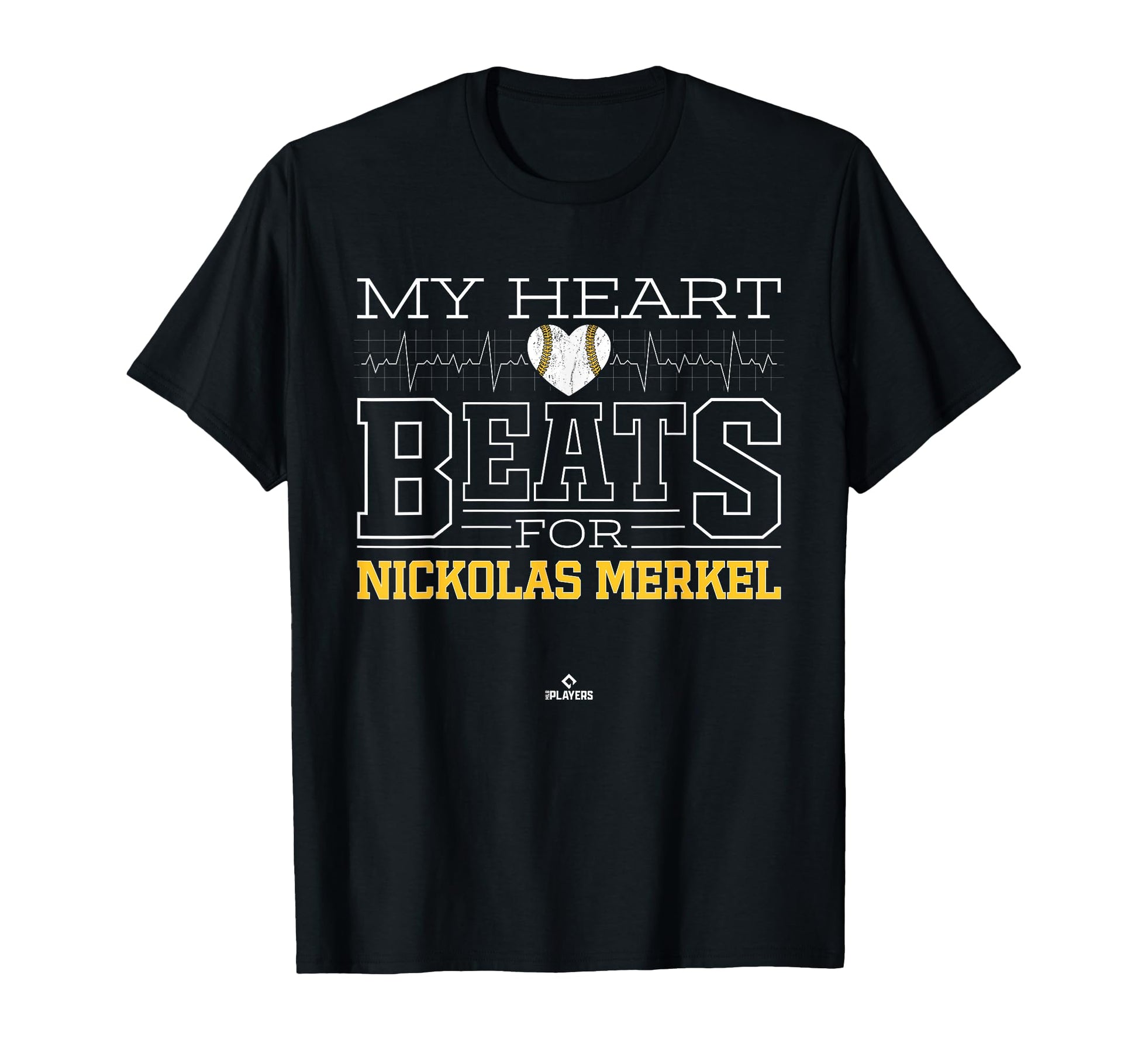 My Heart Beats Nickolas Merkel T-Shirt - Casual Everyday Wear Men Women - T-Shirt, Sweatshirt, Hoodie