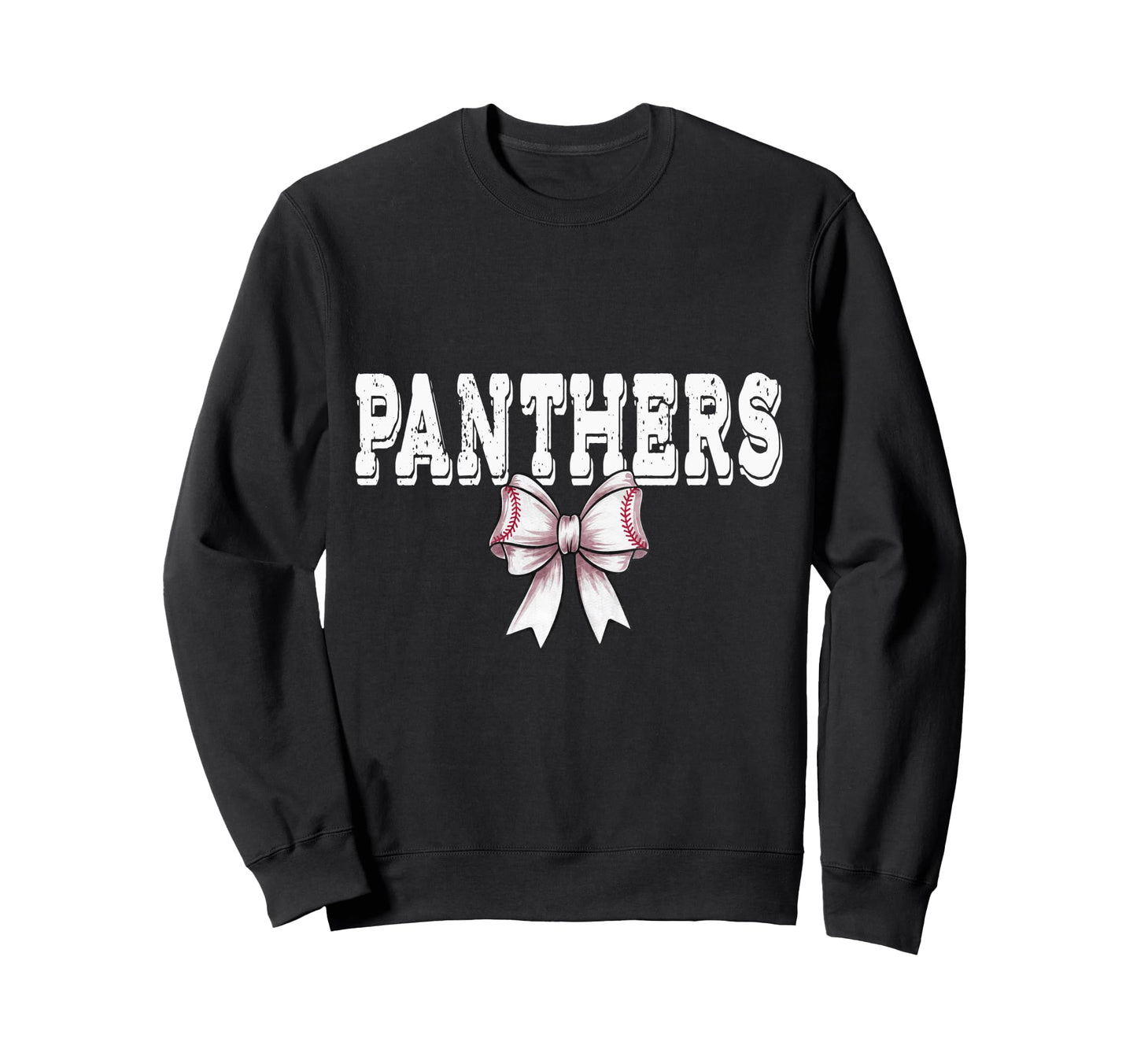Coquette Panthers Baseball School Sweatshirt - Custom Art Print Men Women - T-Shirt, Sweatshirt, Hoodie