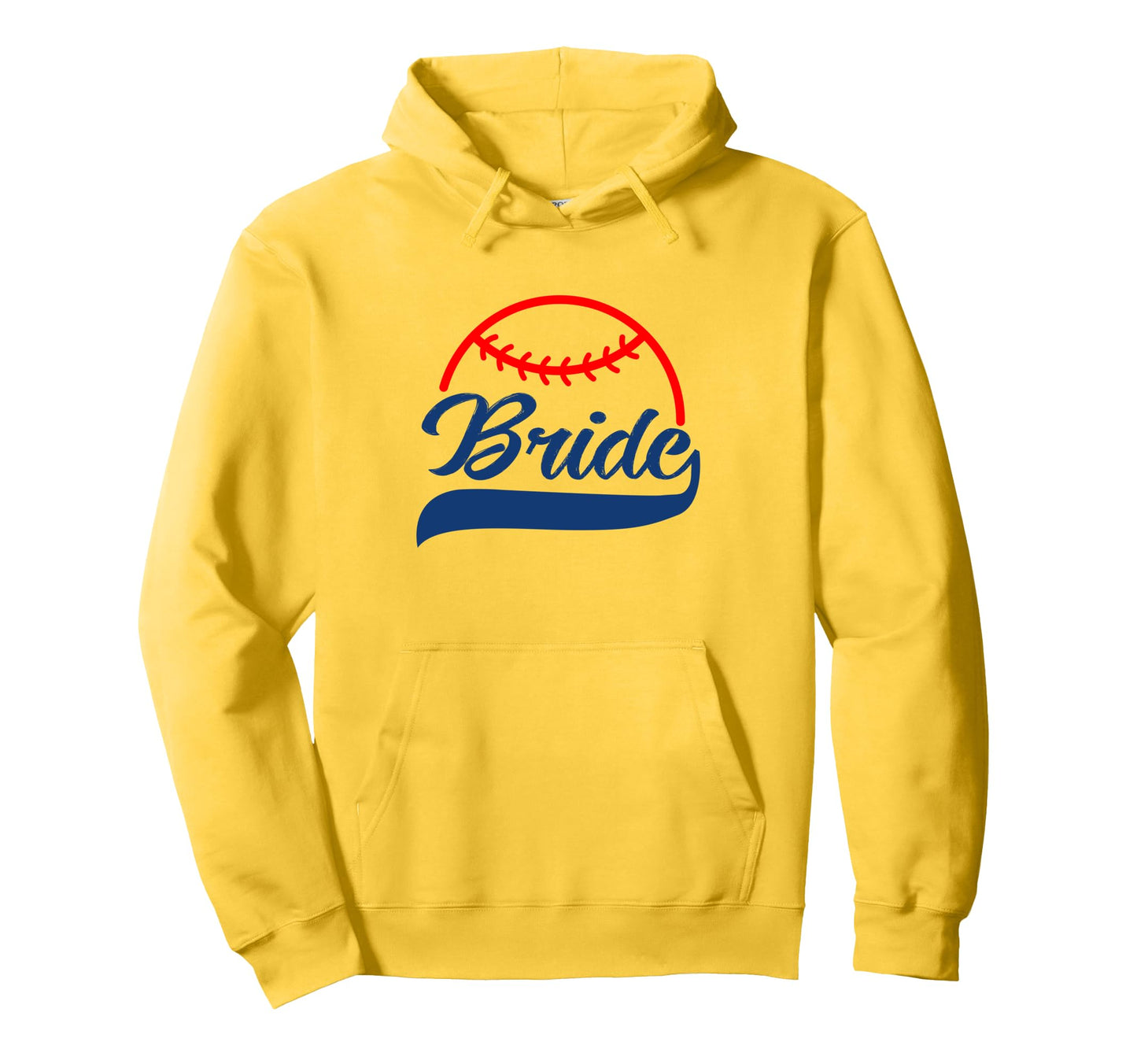 Baseball Bridesmaid Wedding Ceremony Hoodie - Aesthetic Graphic for Adults - T-Shirt, Sweatshirt, Hoodie