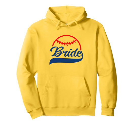 Baseball Bridesmaid Wedding Ceremony Hoodie - Aesthetic Graphic for Adults - T-Shirt, Sweatshirt, Hoodie