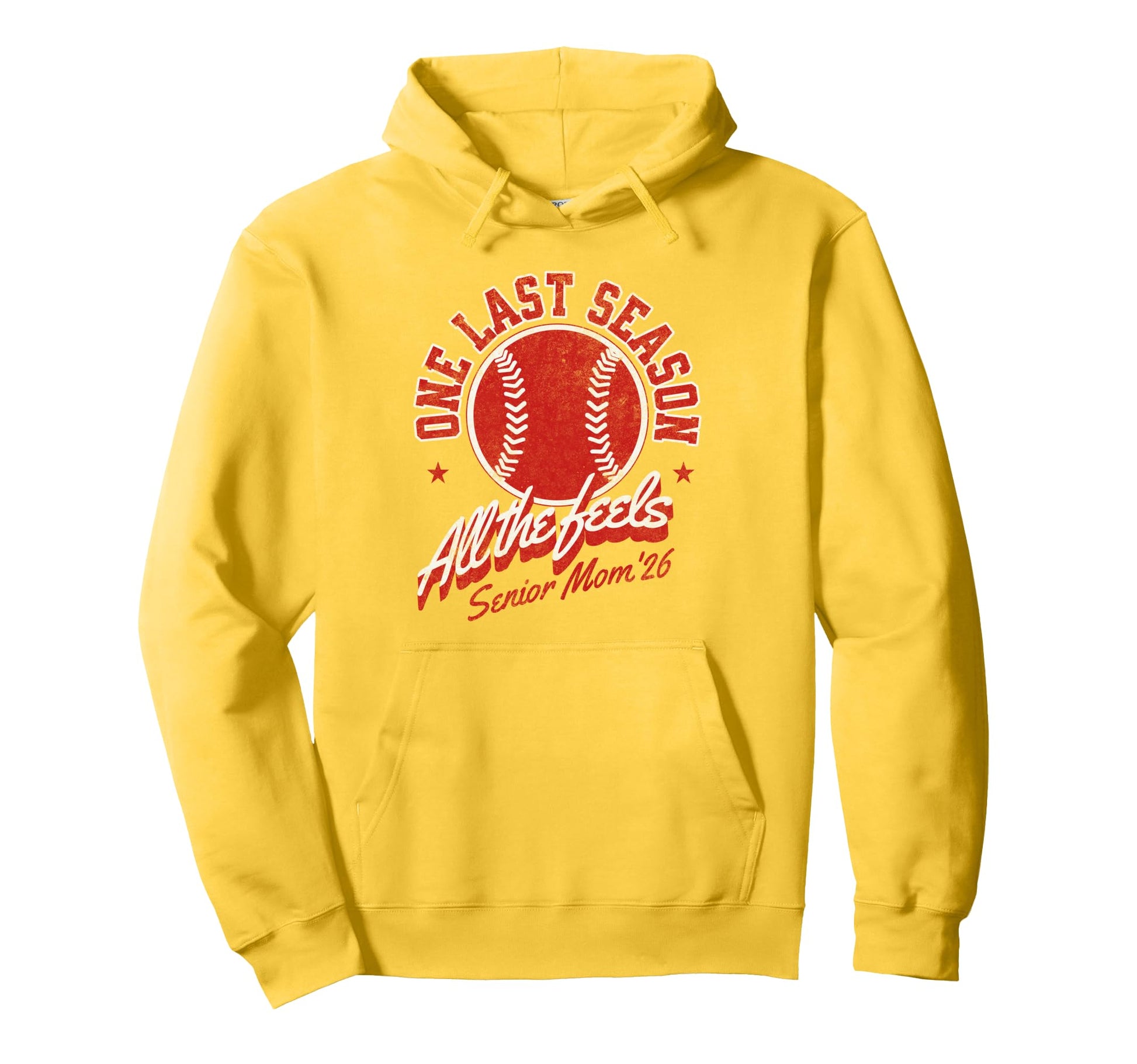 Baseball Senior Mom 2026 Distressed Hoodie - Aesthetic Graphic Men Women - T-Shirt, Sweatshirt, Hoodie