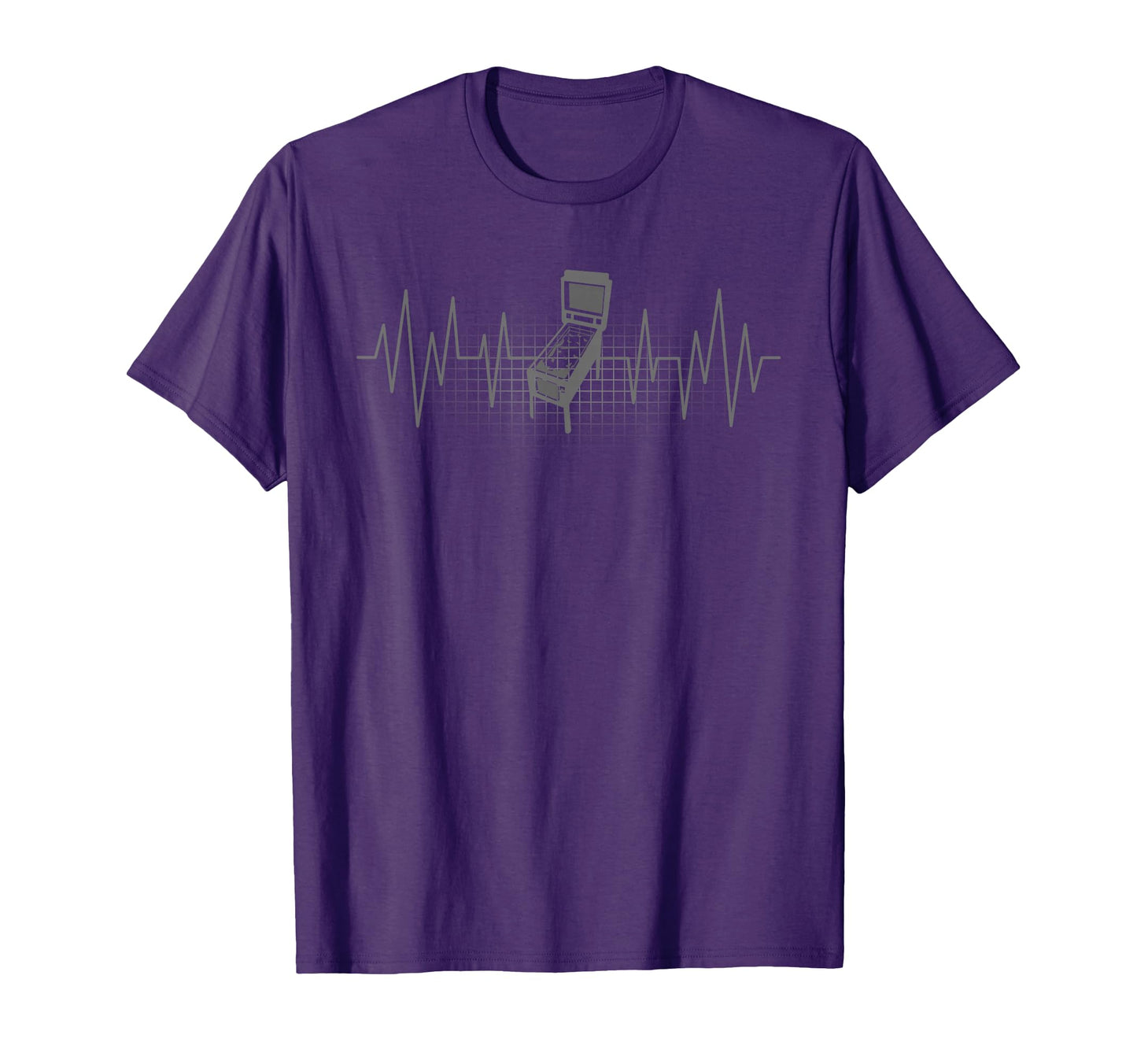 Funny Pinball Machine Game Heartbeat Gift T-Shirt - Minimalist Print Unisex - T-Shirt, Sweatshirt, Hoodie