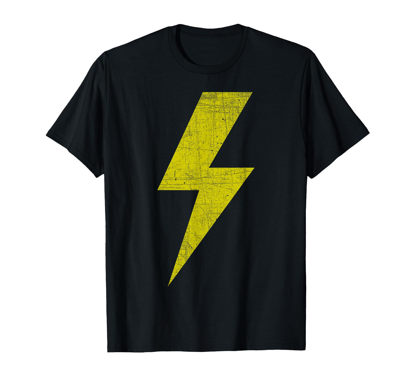 Yellow Thunderbolt Bolt Lightning T-Shirt - Fun Novelty Design Men Women - T-Shirt, Sweatshirt, Hoodie