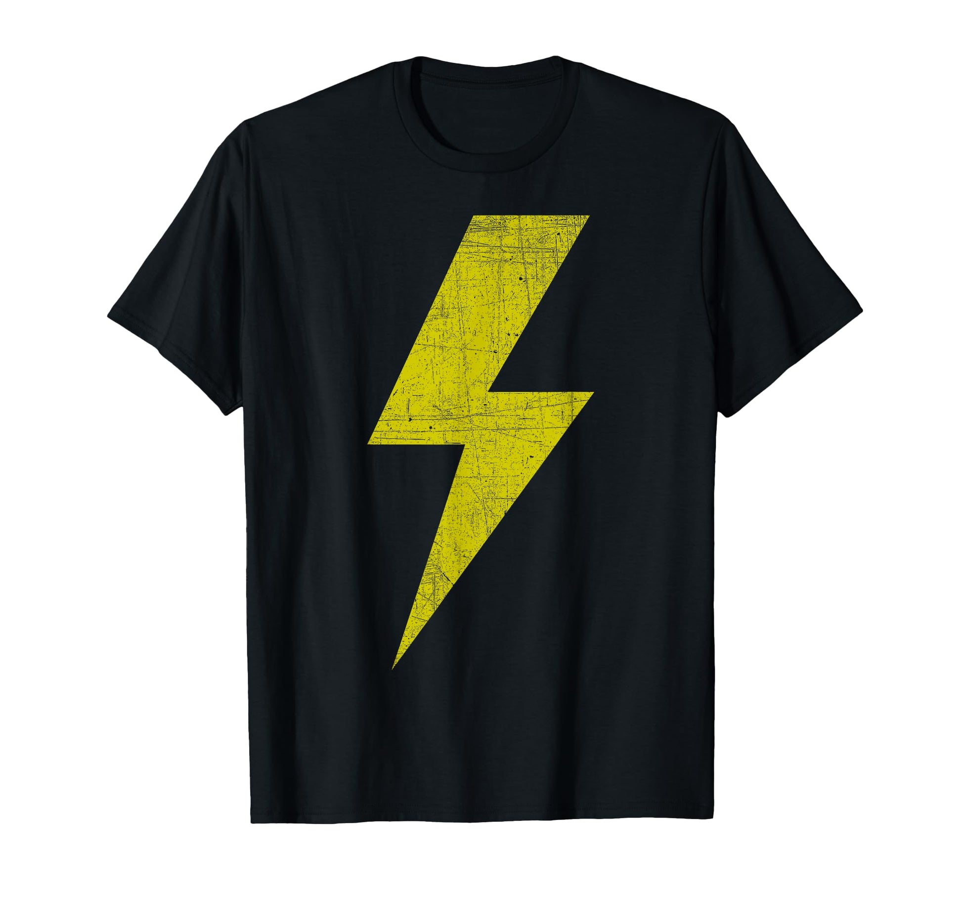 Yellow Thunderbolt Bolt Lightning T-Shirt - Fun Novelty Design Men Women - T-Shirt, Sweatshirt, Hoodie