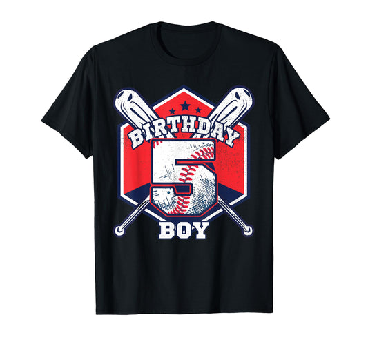 5 Years Old 5Th Baseball Birthday Party T-Shirt - Aesthetic Graphic Unisex - T-Shirt, Sweatshirt, Hoodie