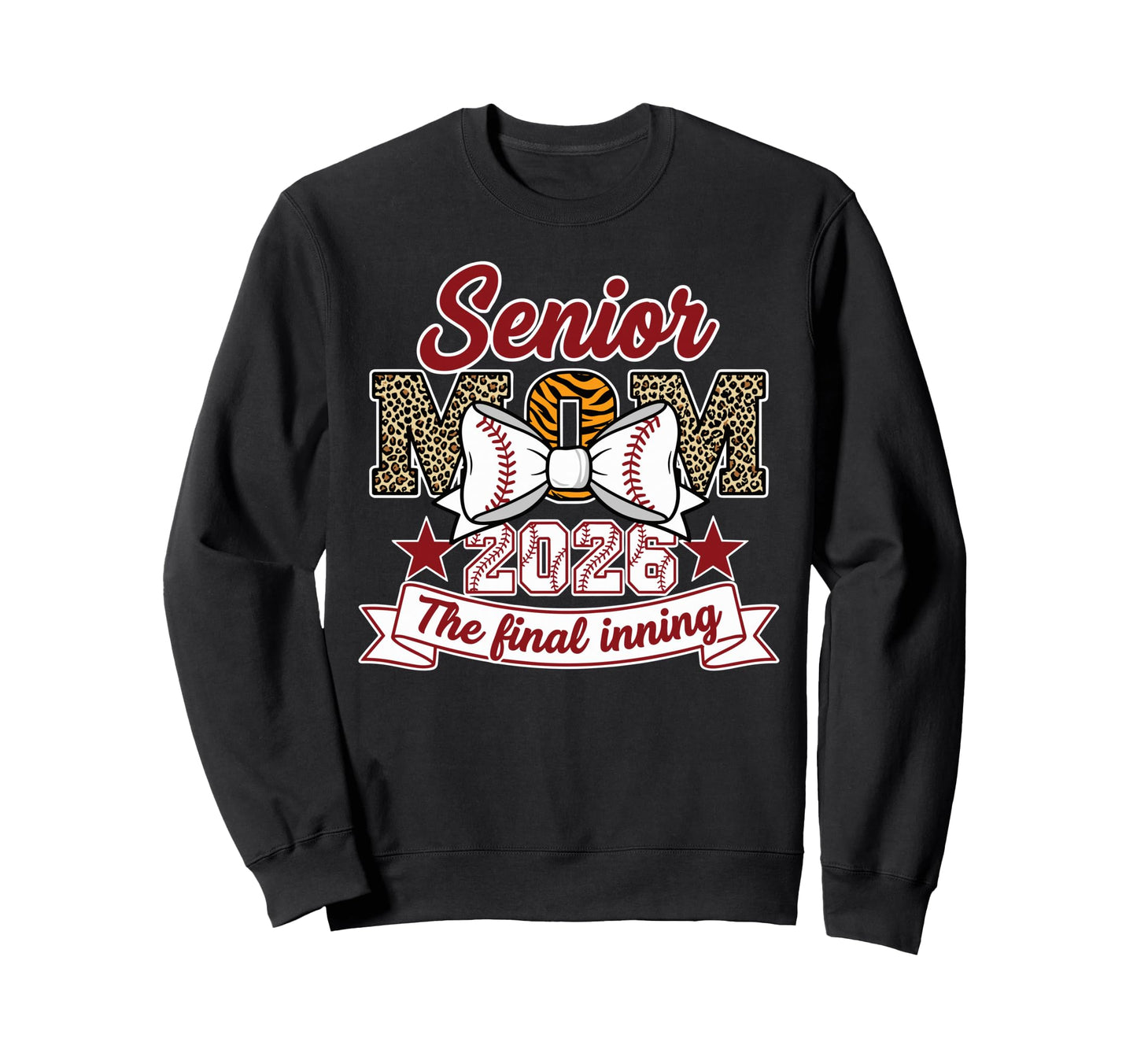 Baseball Senior Mom 2026 Final Sweatshirt - Casual Everyday Wear Unisex - T-Shirt, Sweatshirt, Hoodie