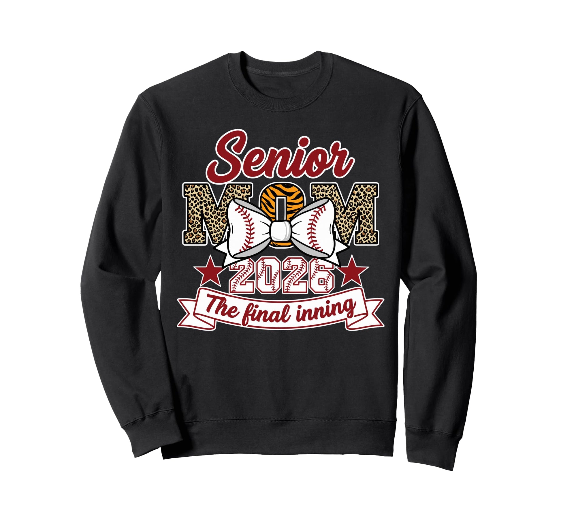 Baseball Senior Mom 2026 Final Sweatshirt - Casual Everyday Wear Unisex - T-Shirt, Sweatshirt, Hoodie